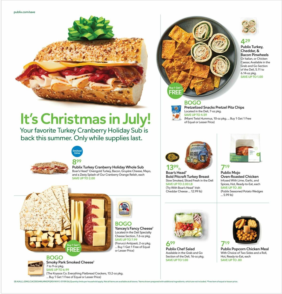 Publix Weekly Ad from July 8