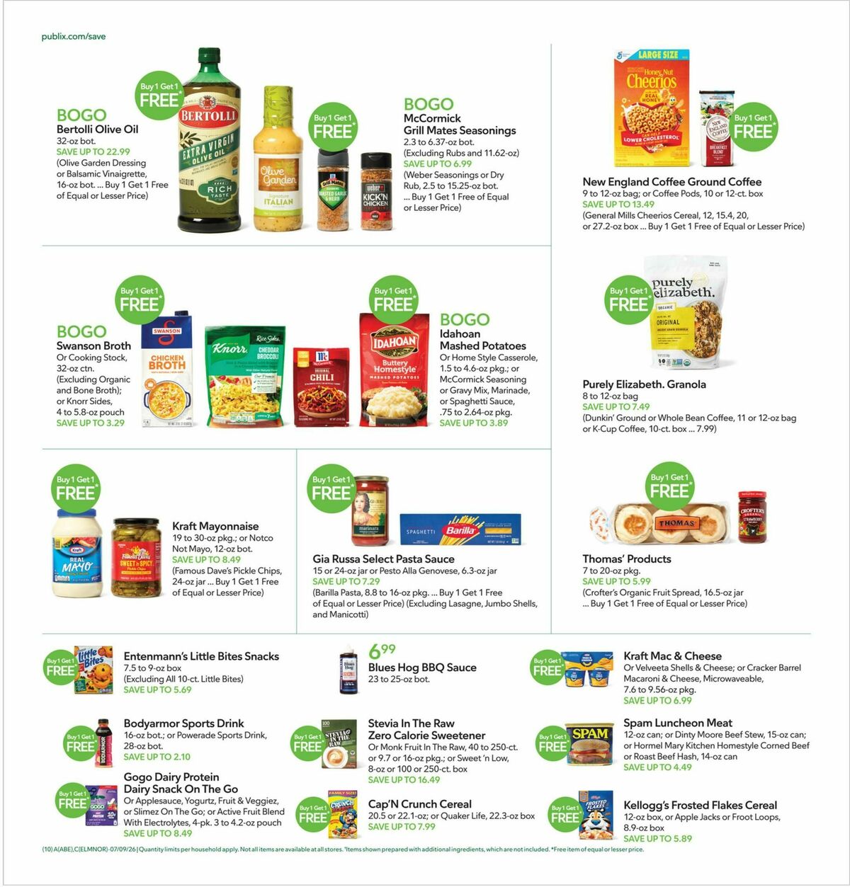 Publix Weekly Ad from July 8