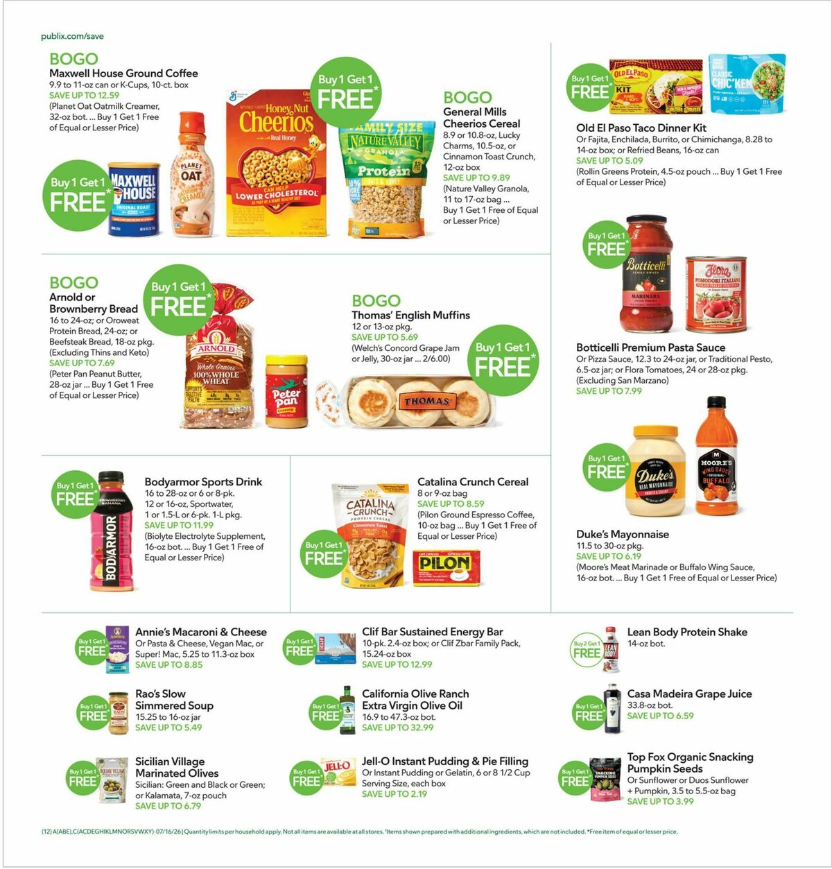 Publix Weekly Ad from July 15