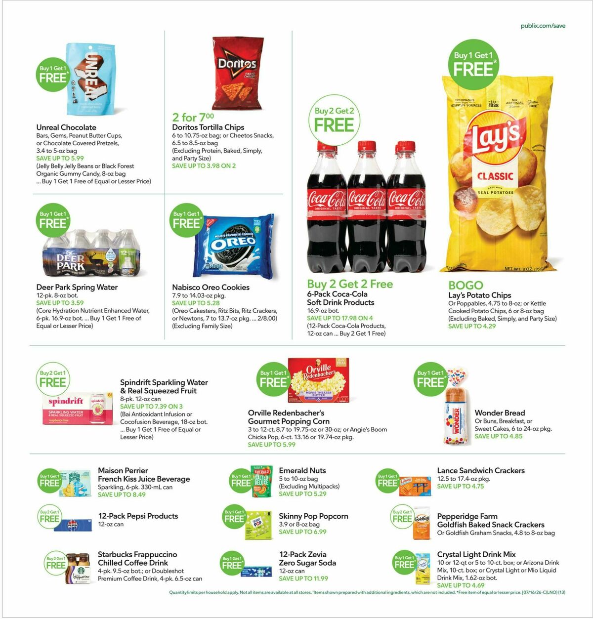 Publix Weekly Ad from July 15