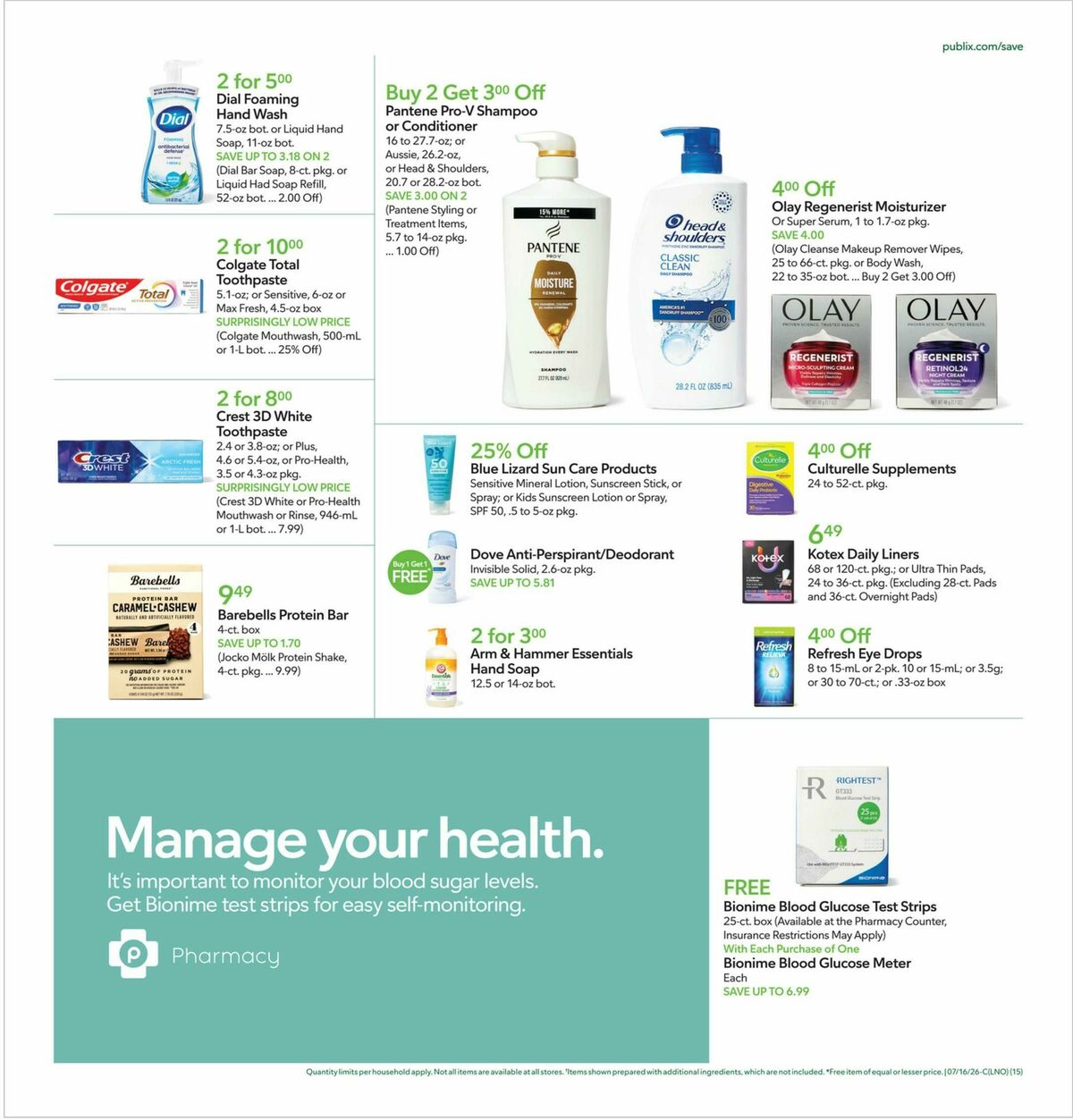 Publix Weekly Ad from July 15