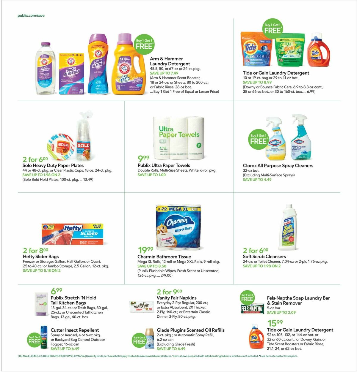 Publix Weekly Ad from July 15