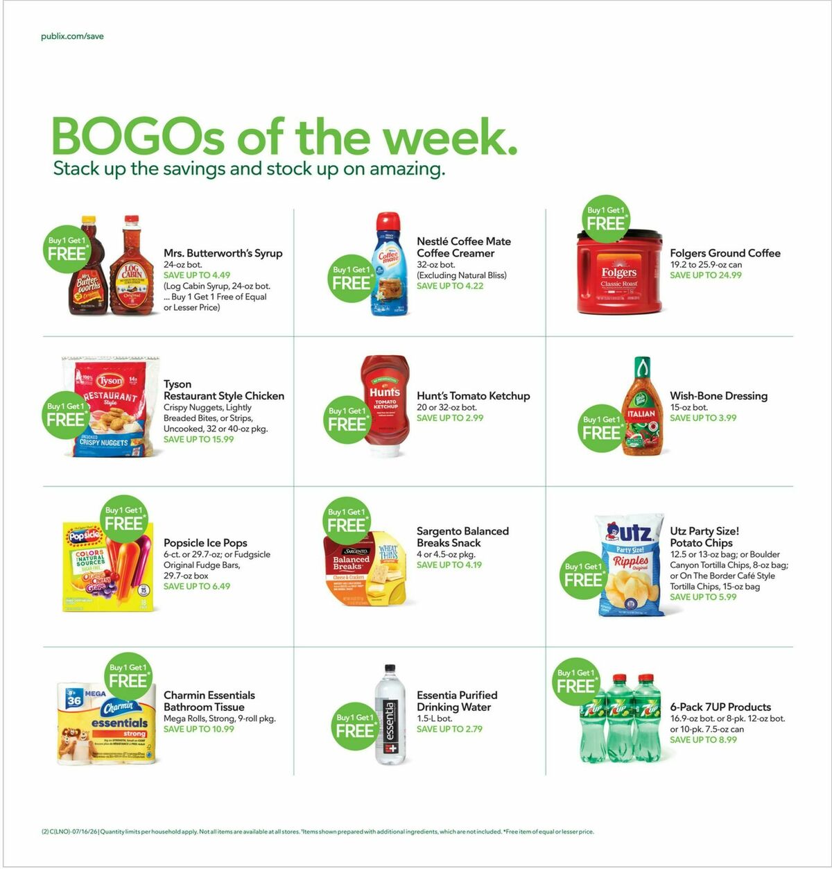 Publix Weekly Ad from July 15
