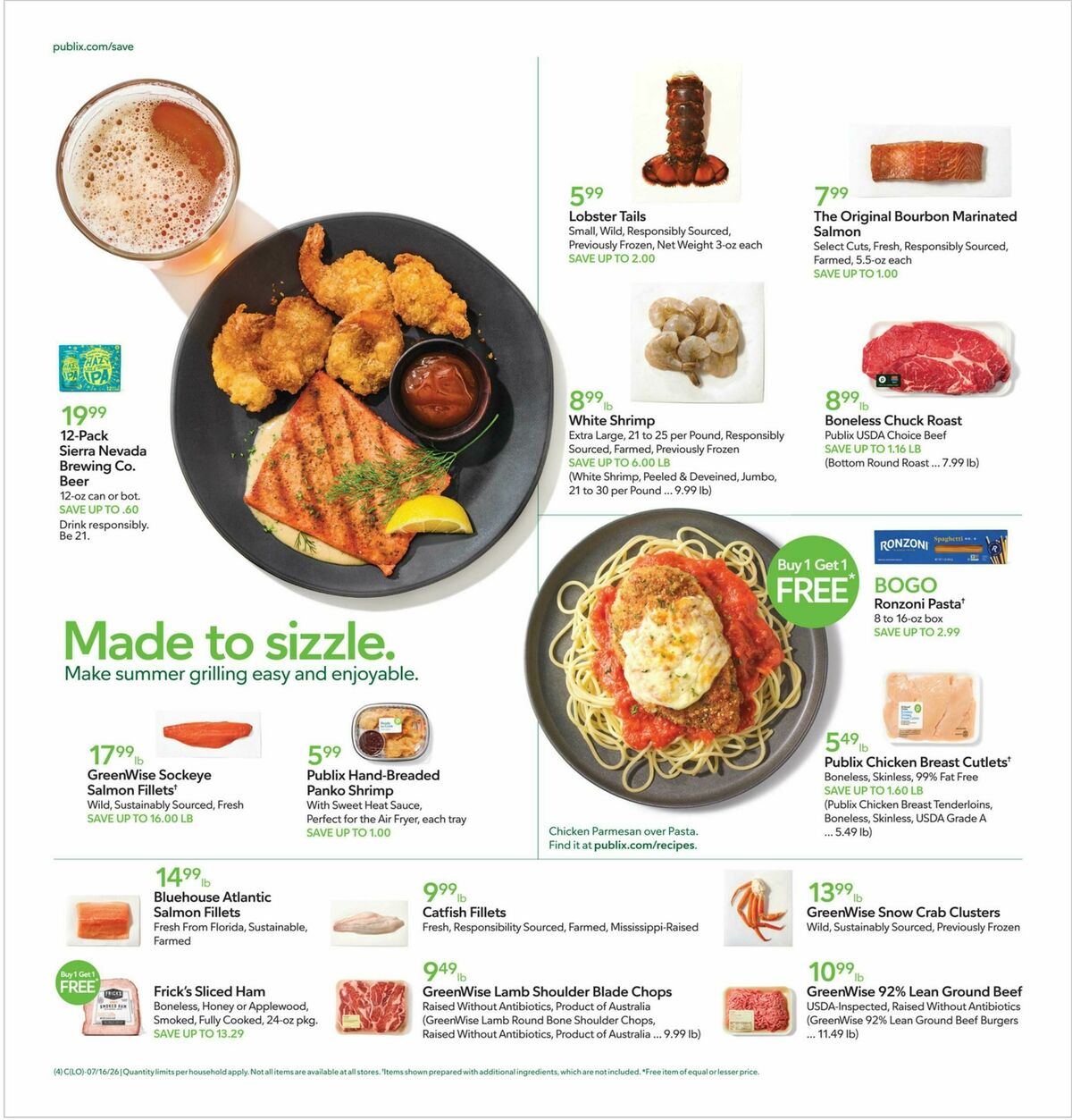 Publix Weekly Ad from July 15