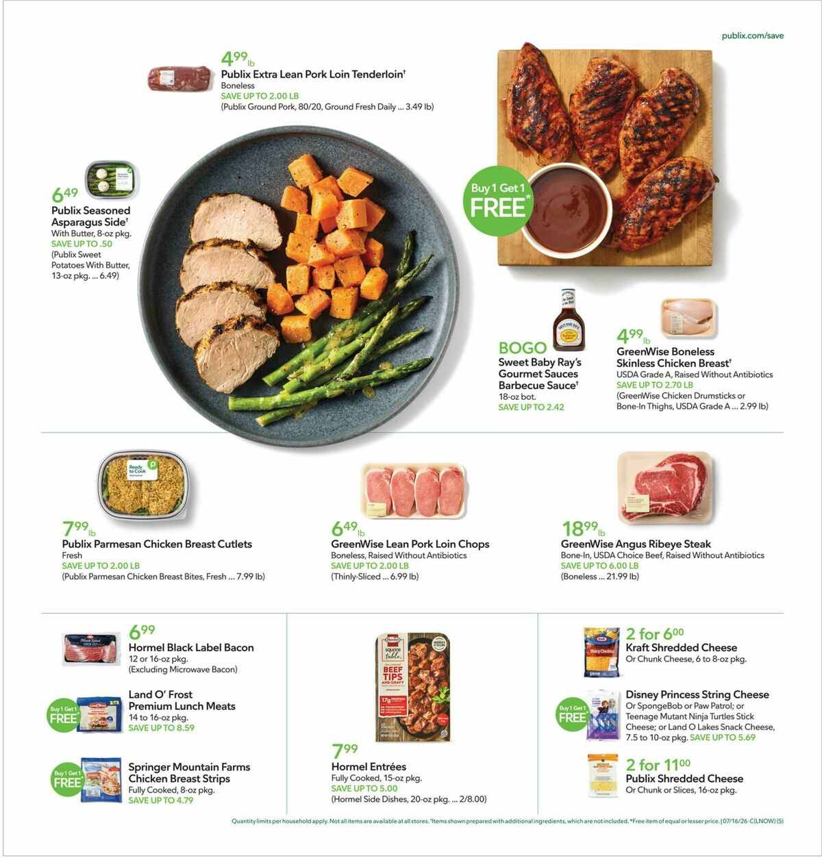 Publix Weekly Ad from July 15