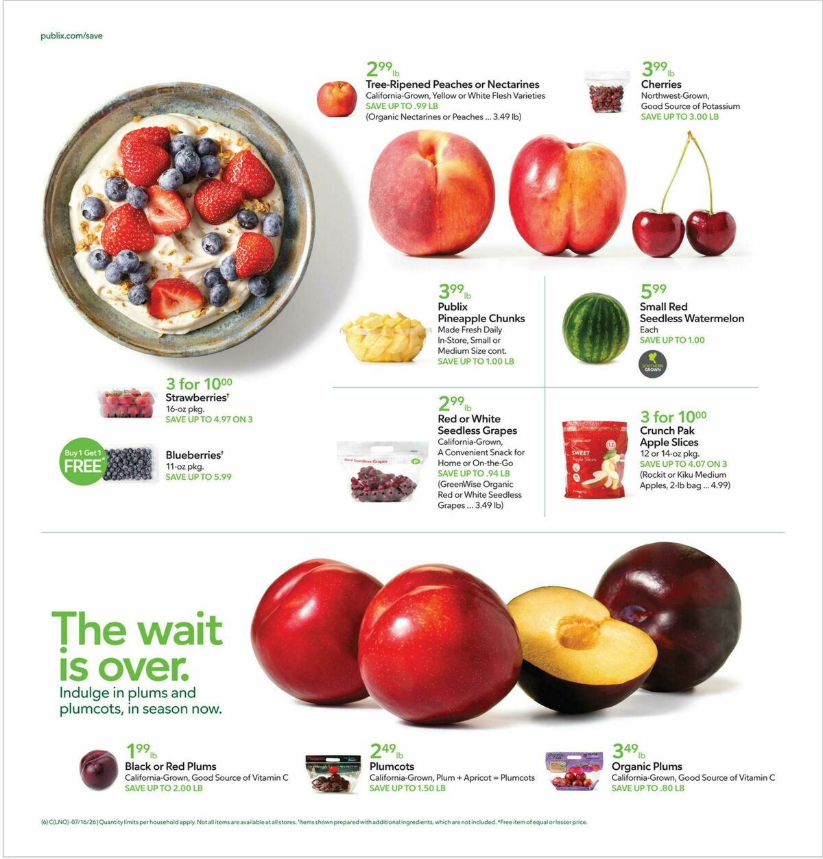 Publix Weekly Ad from July 15