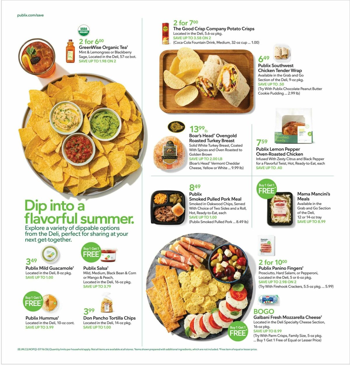 Publix Weekly Ad from July 15