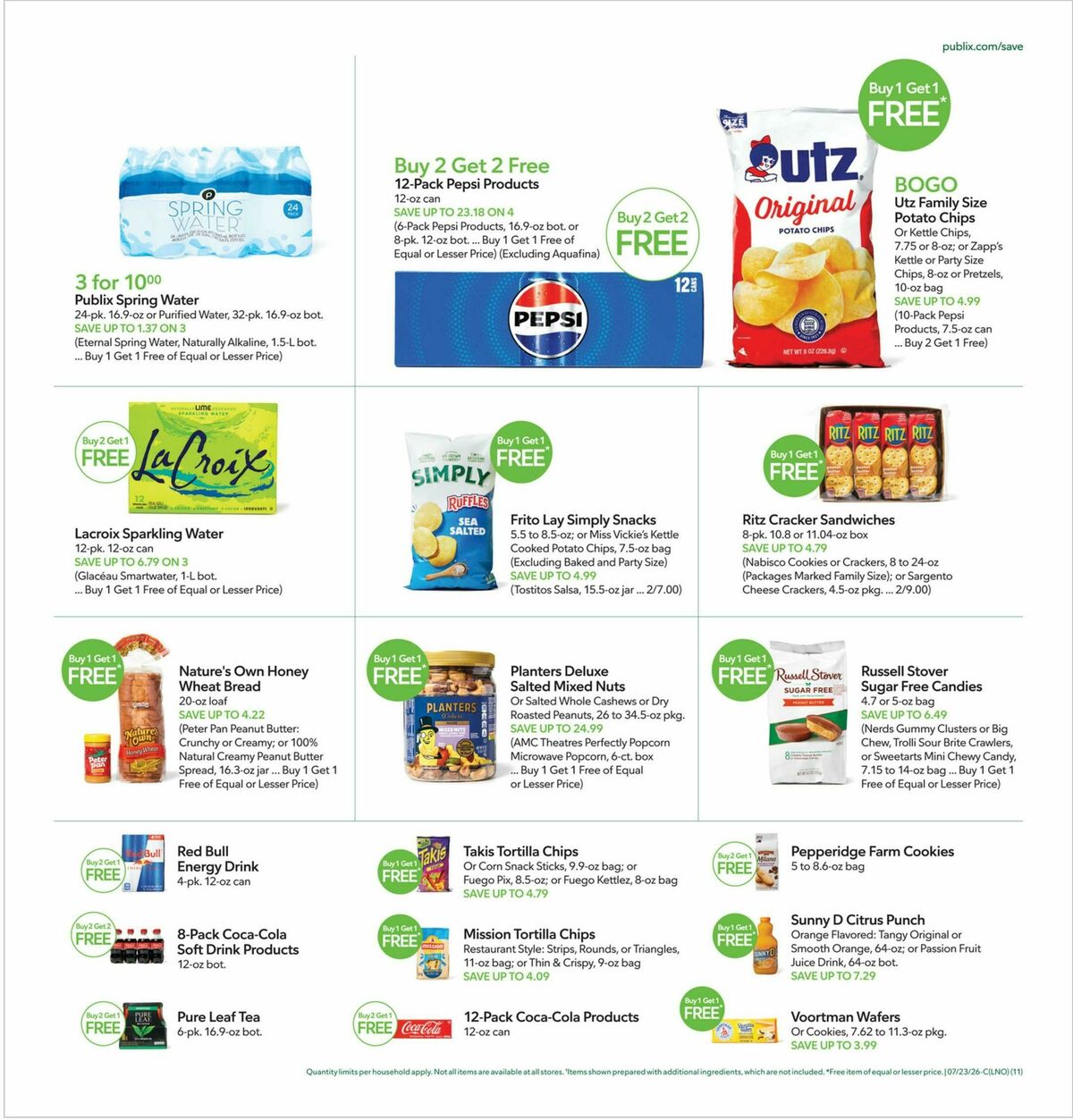 Publix Weekly Ad from July 22