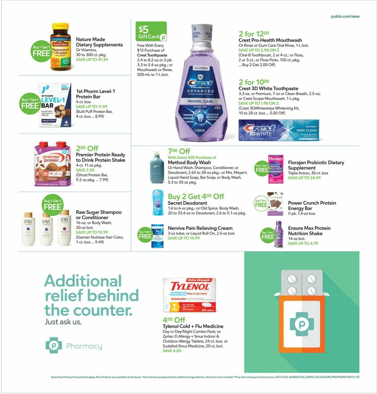 Publix Weekly Ad from July 22