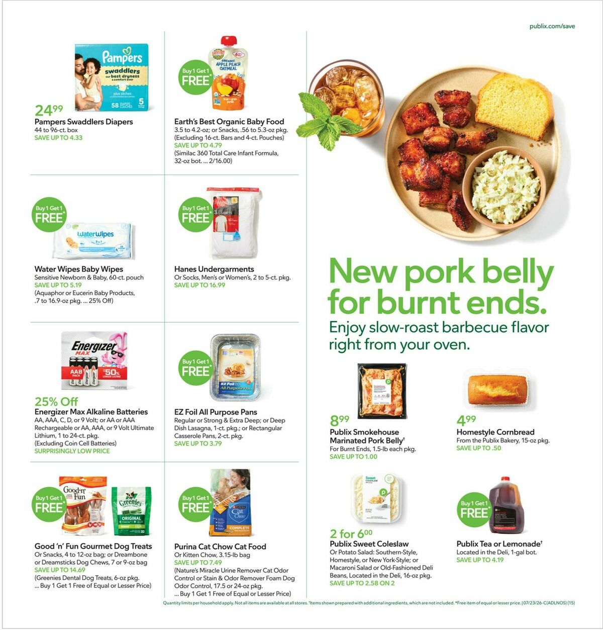 Publix Weekly Ad from July 22
