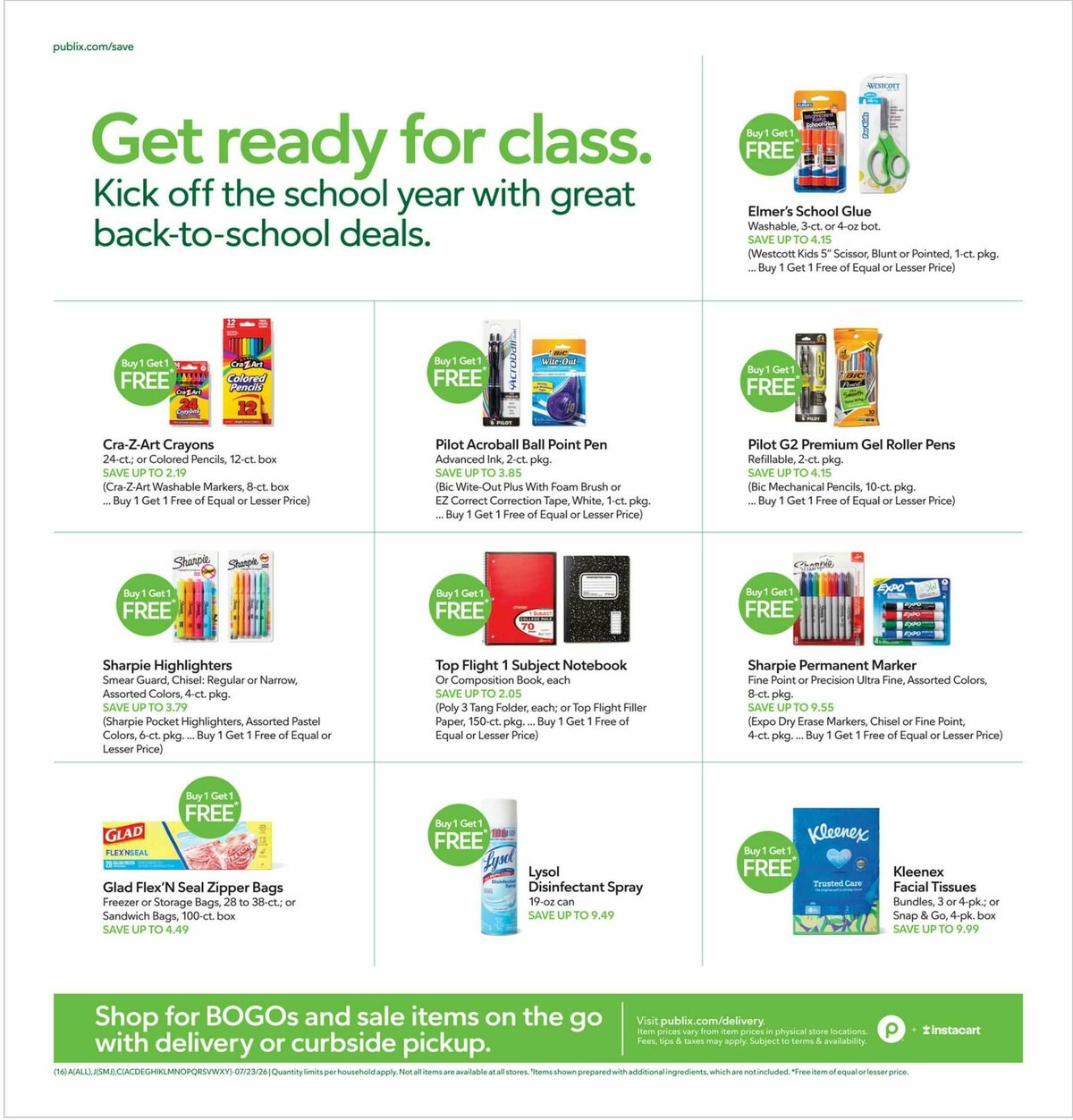 Publix Weekly Ad from July 22