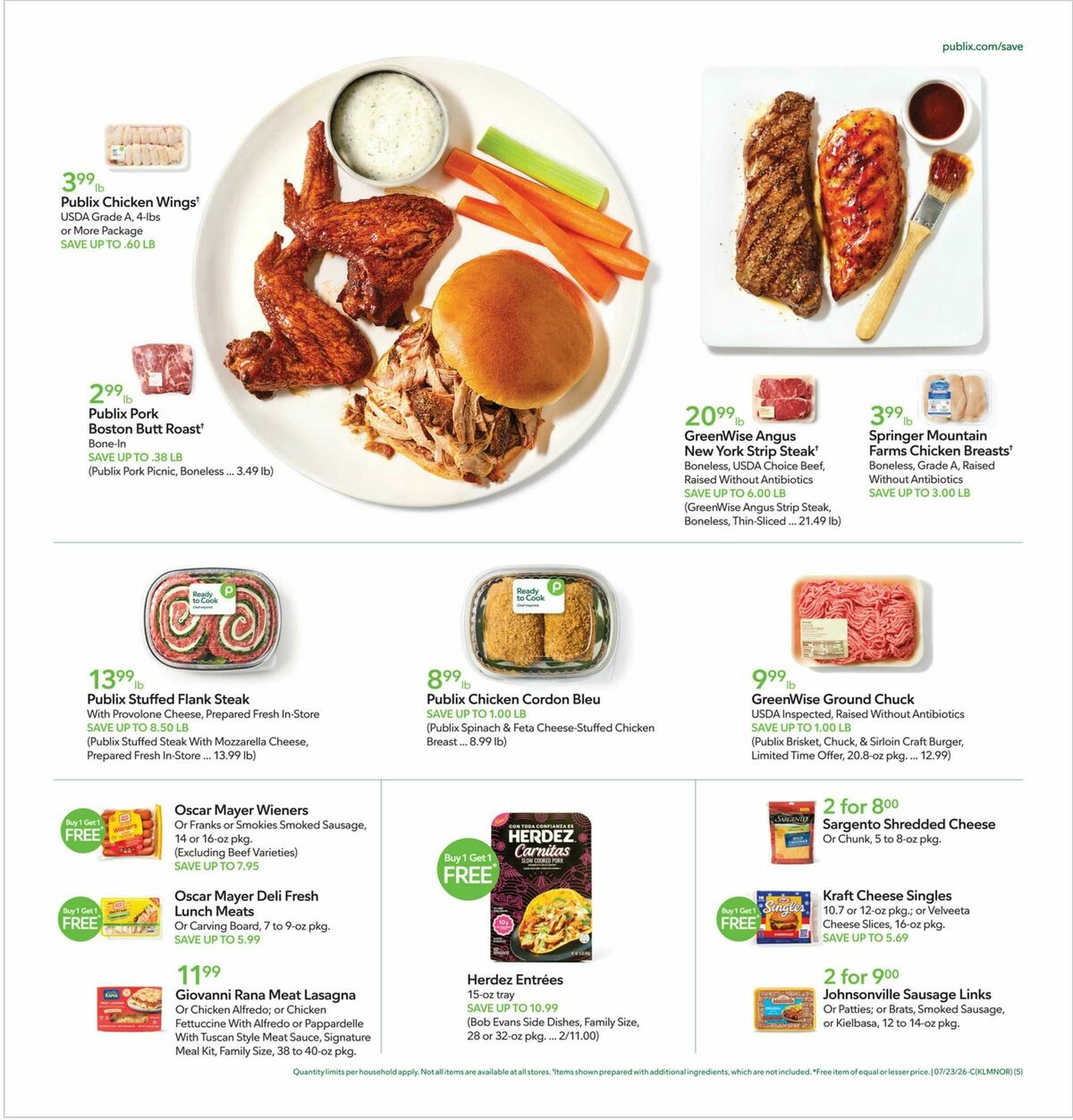 Publix Weekly Ad from July 22