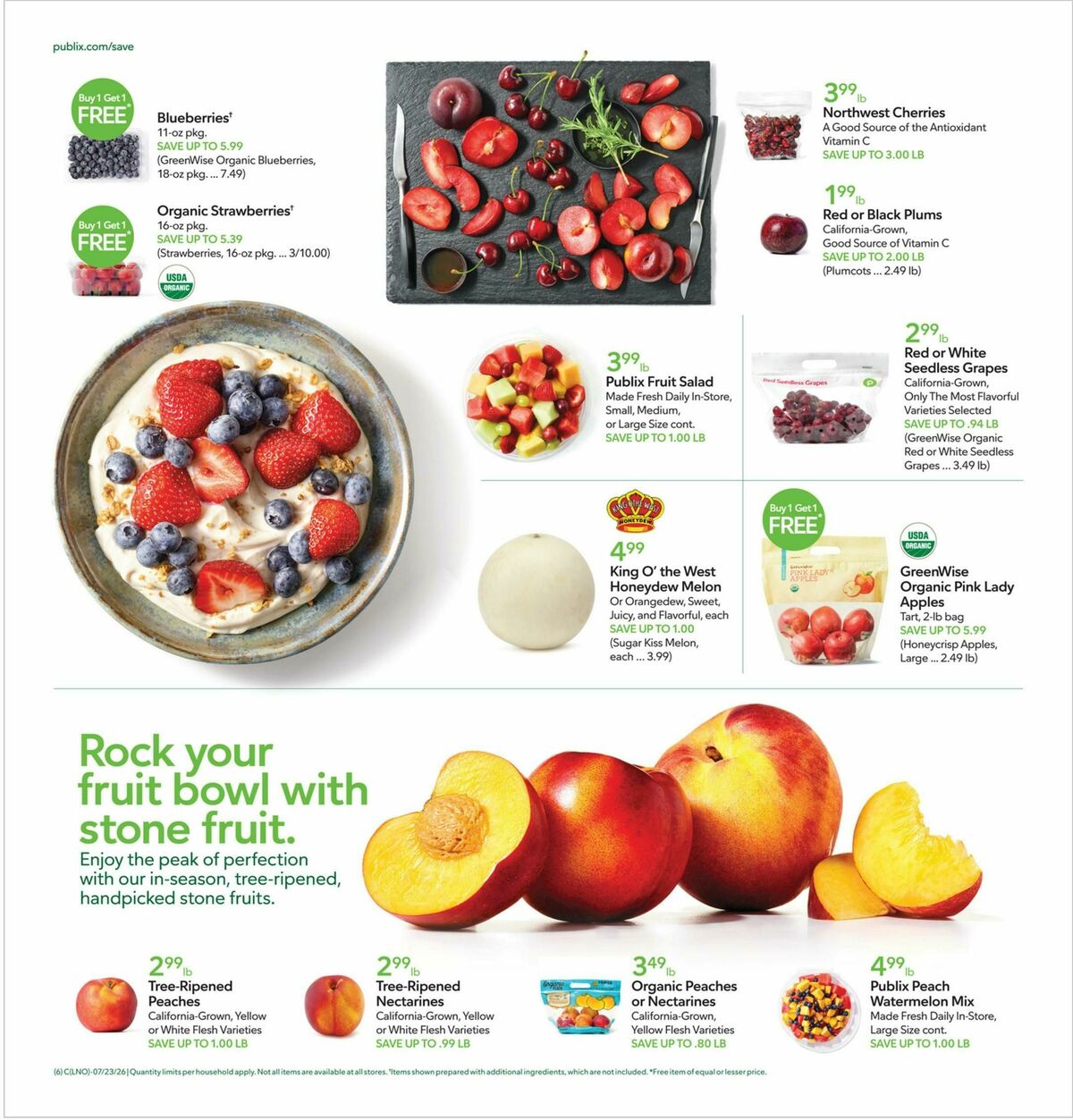 Publix Weekly Ad from July 22