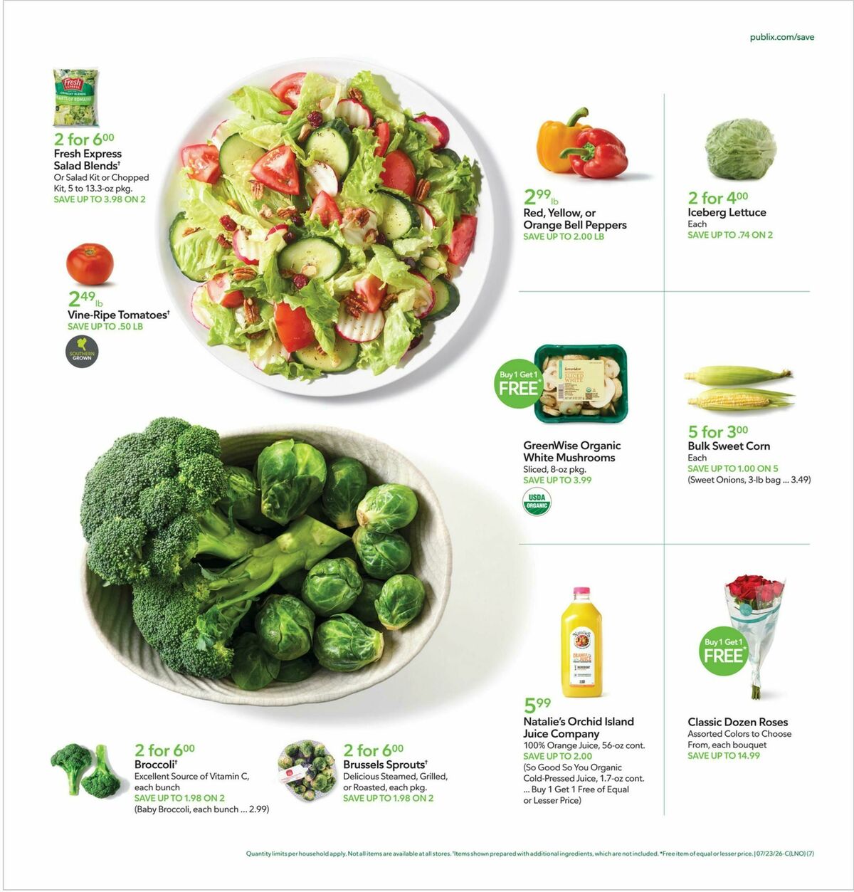 Publix Weekly Ad from July 22