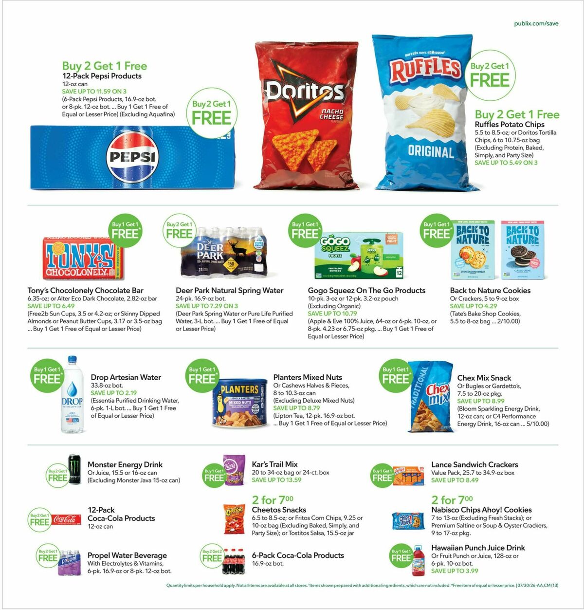 Publix Weekly Ad from July 29
