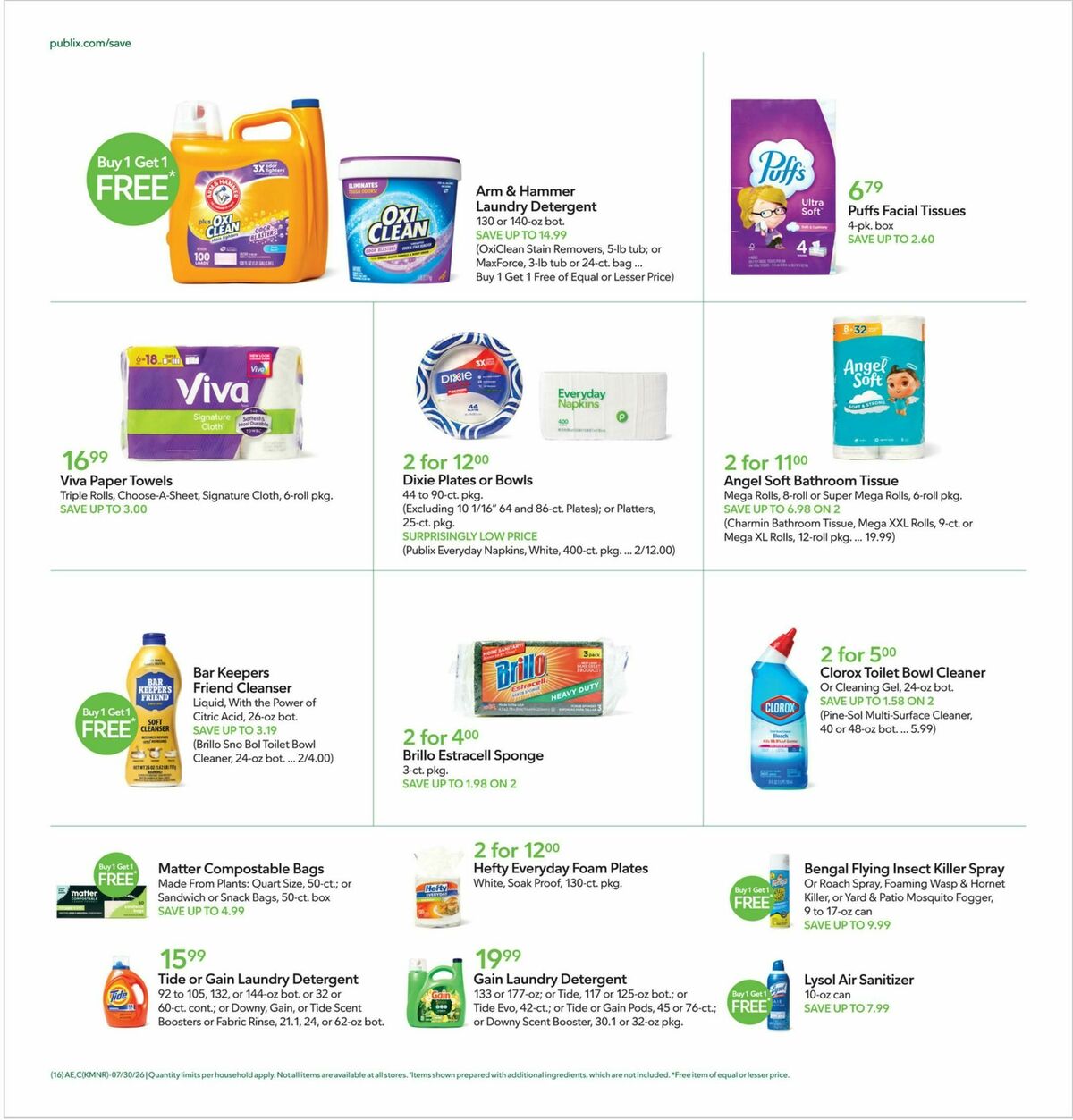 Publix Weekly Ad from July 29