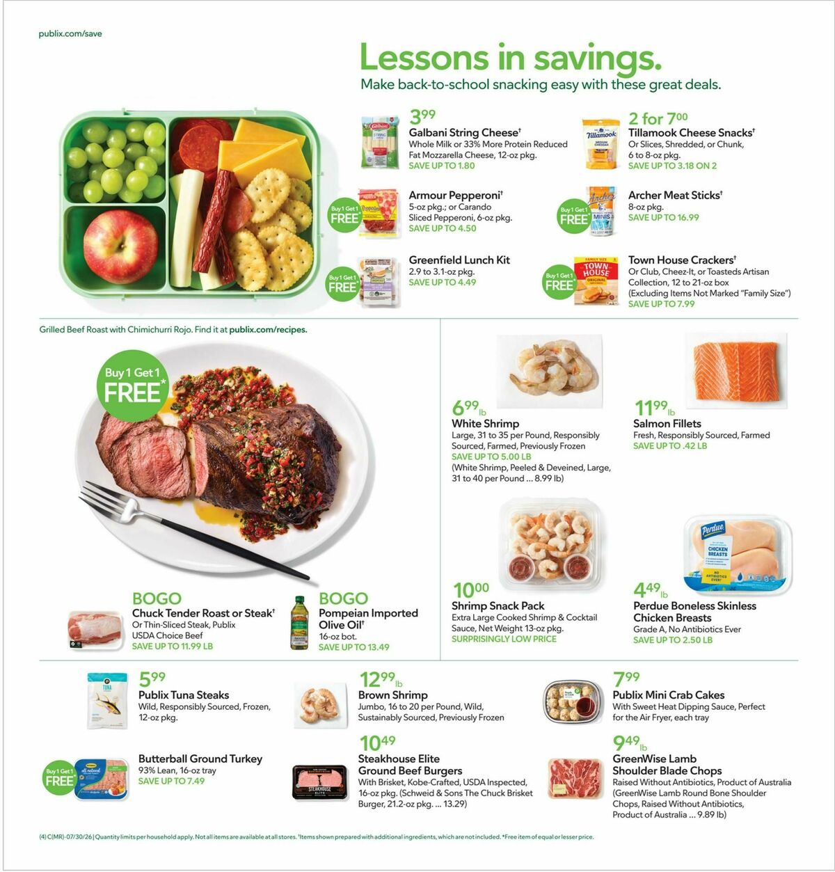 Publix Weekly Ad from July 29