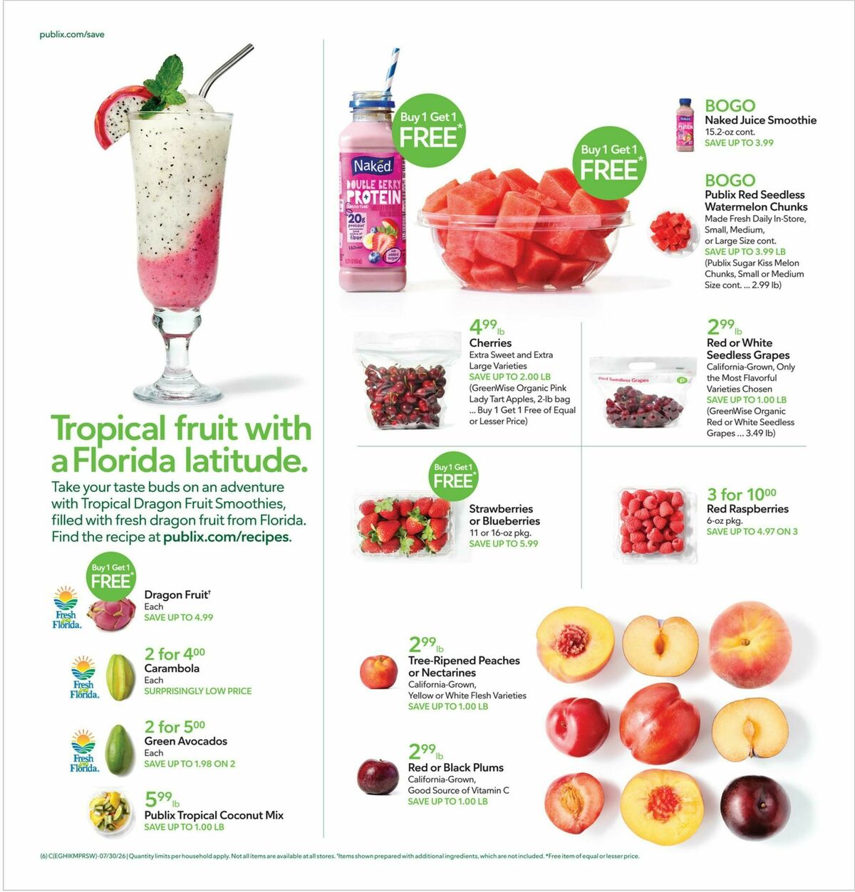 Publix Weekly Ad from July 29