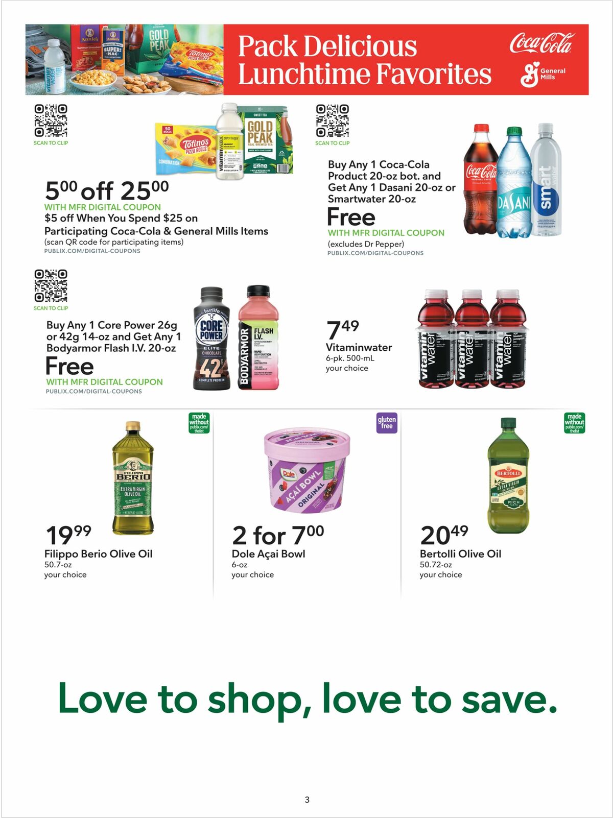 Publix Extra Savings Weekly Ad from July 29