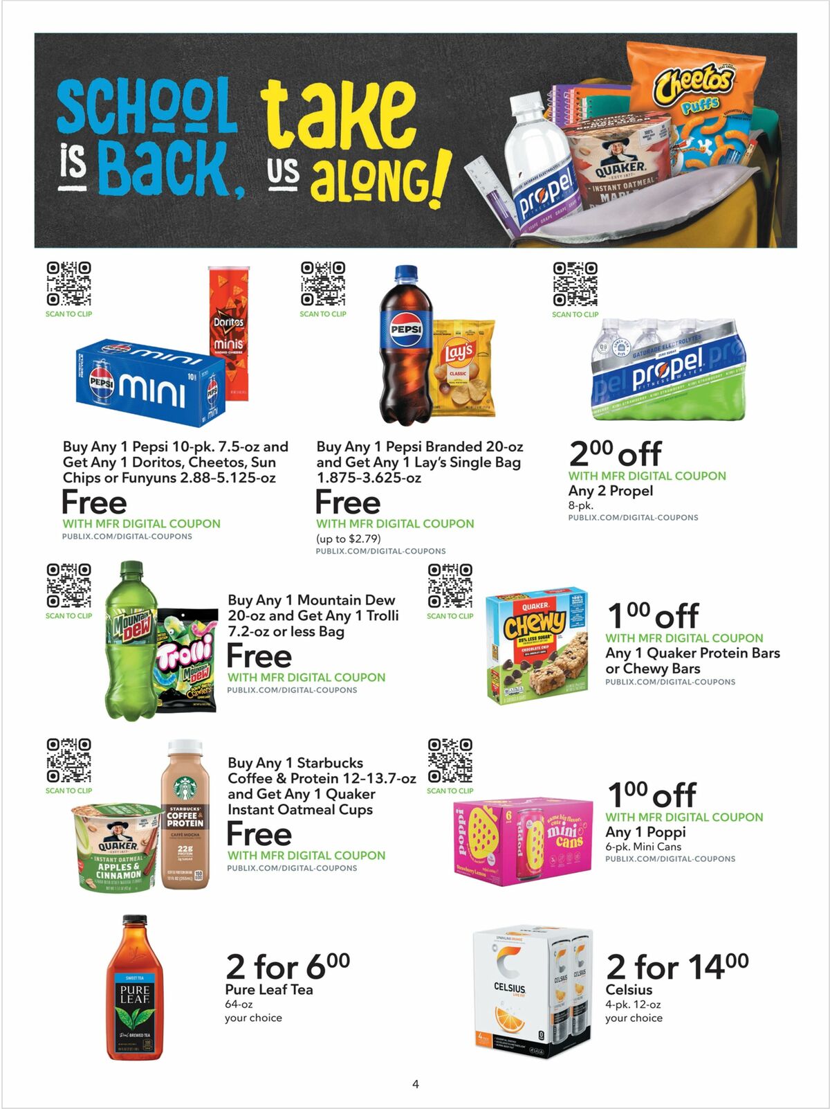 Publix Extra Savings Weekly Ad from July 29