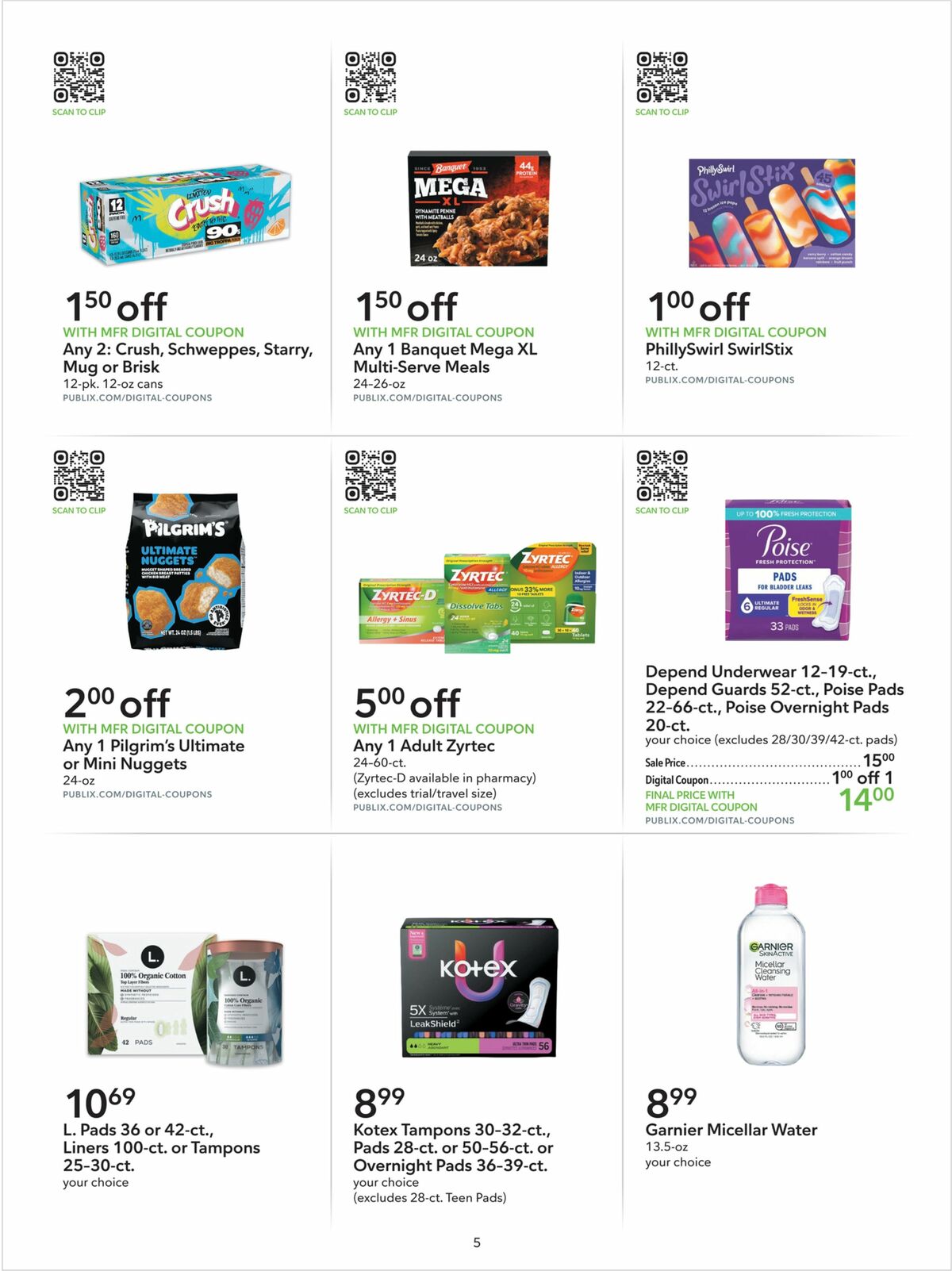 Publix Extra Savings Weekly Ad from July 29