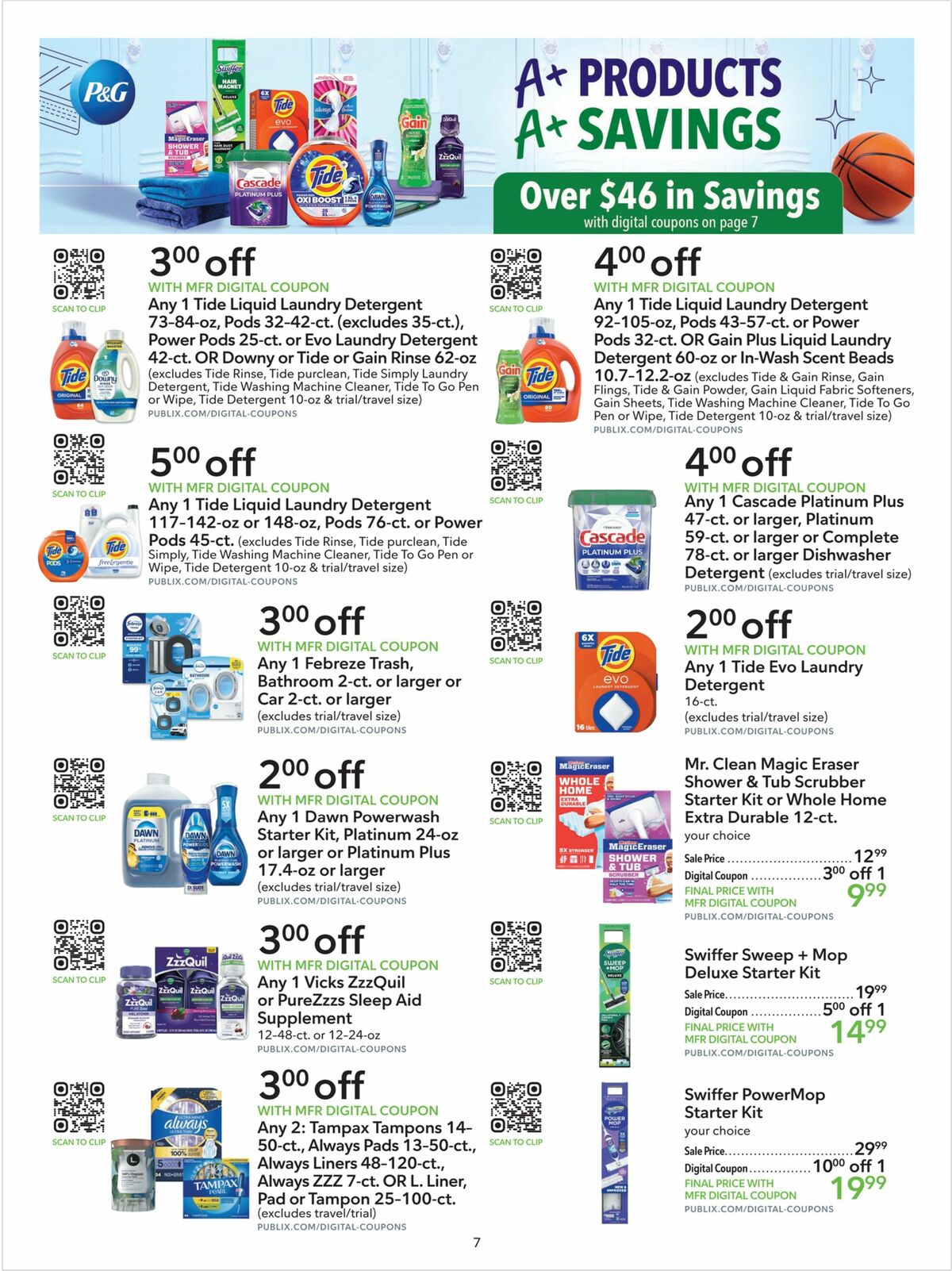 Publix Extra Savings Weekly Ad from July 29