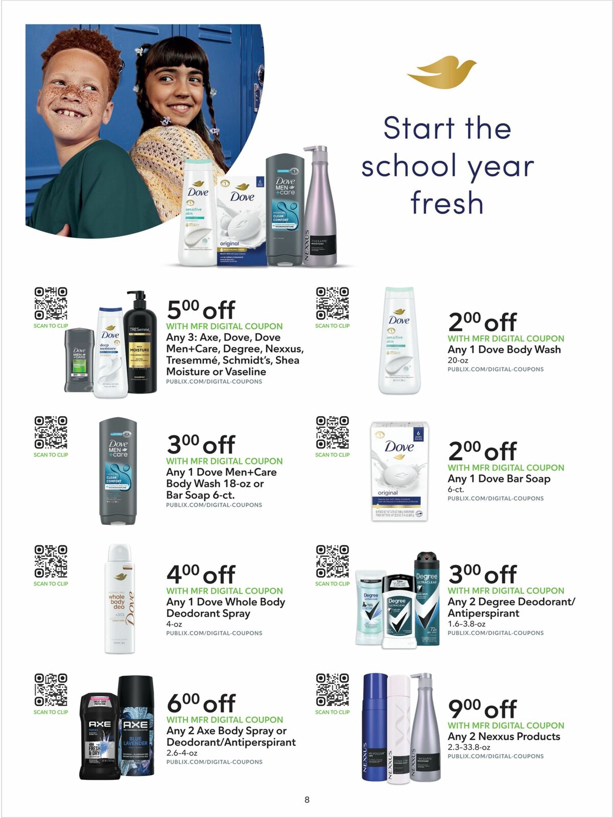 Publix Extra Savings Weekly Ad from July 29