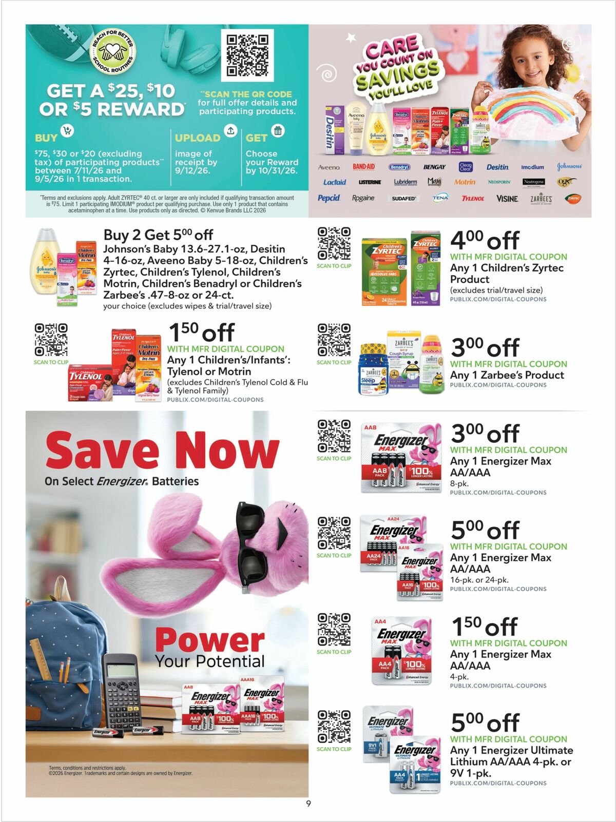 Publix Extra Savings Weekly Ad from July 29