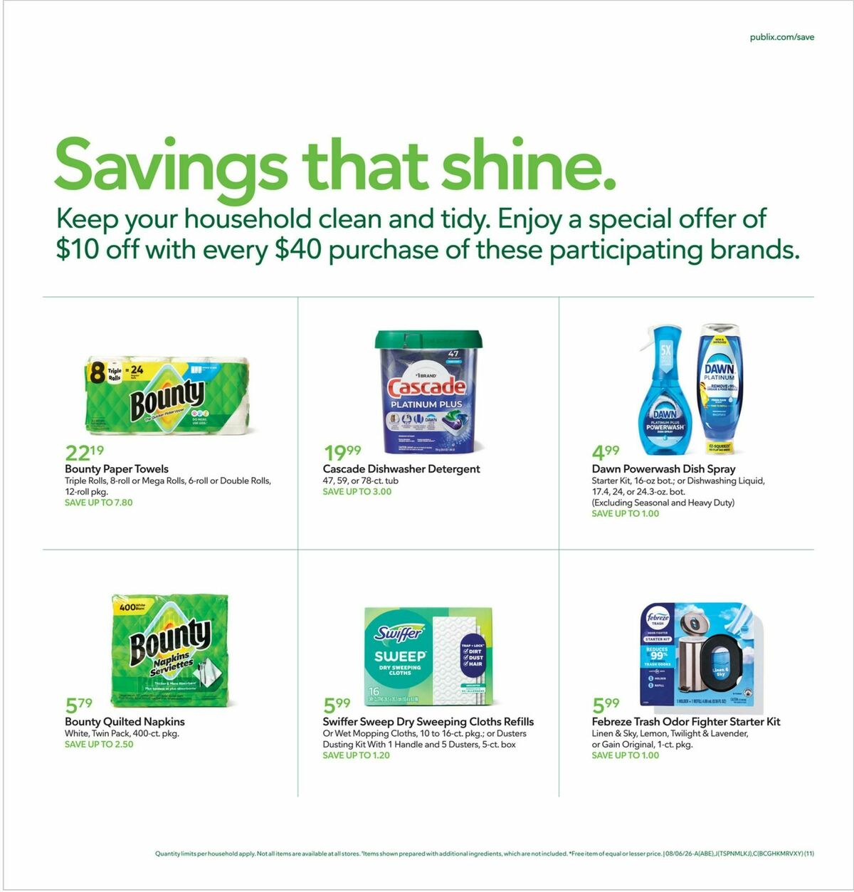 Publix Weekly Ad from August 5