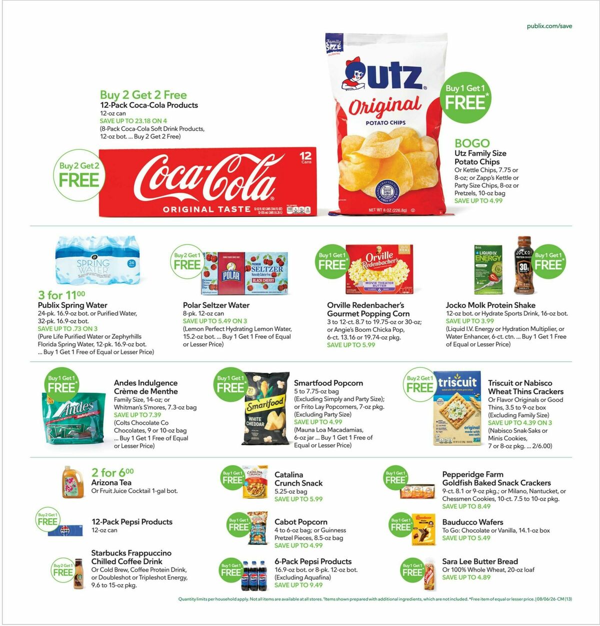Publix Weekly Ad from August 5
