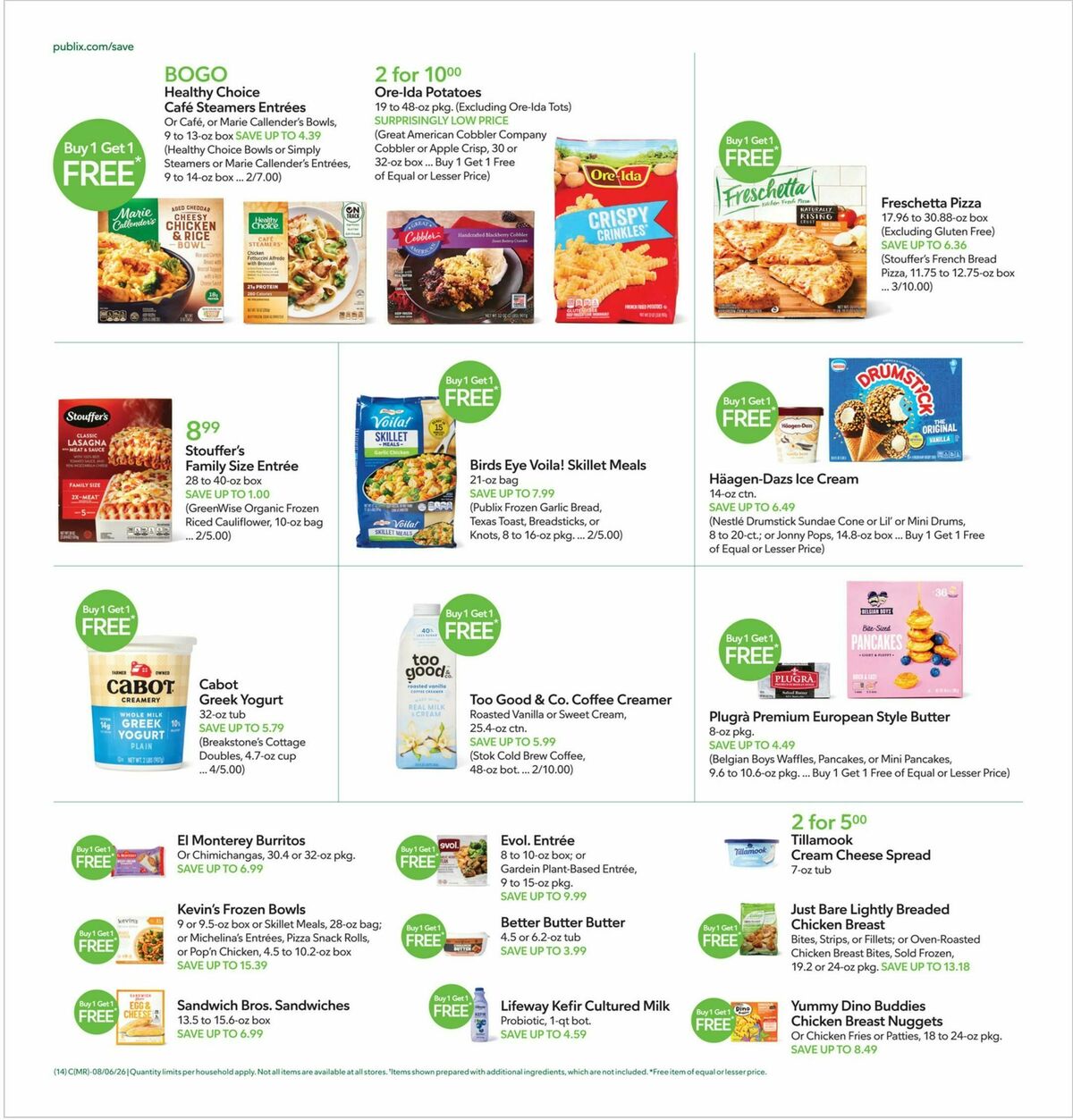Publix Weekly Ad from August 5