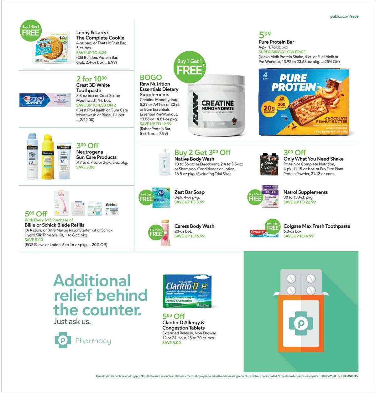 Publix Weekly Ad from August 5