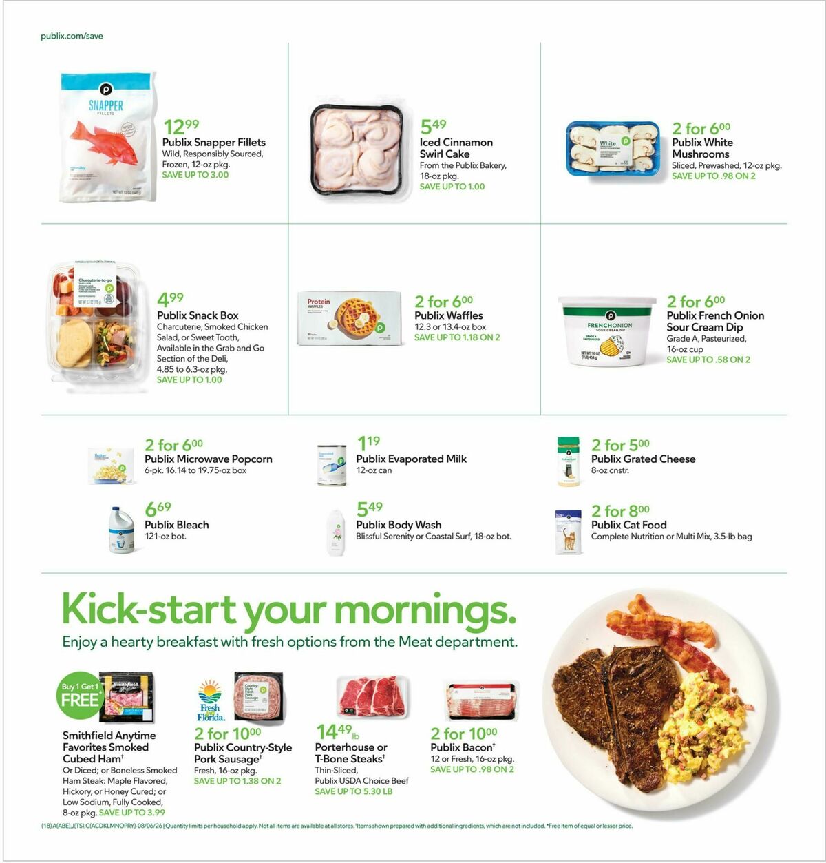 Publix Weekly Ad from August 5