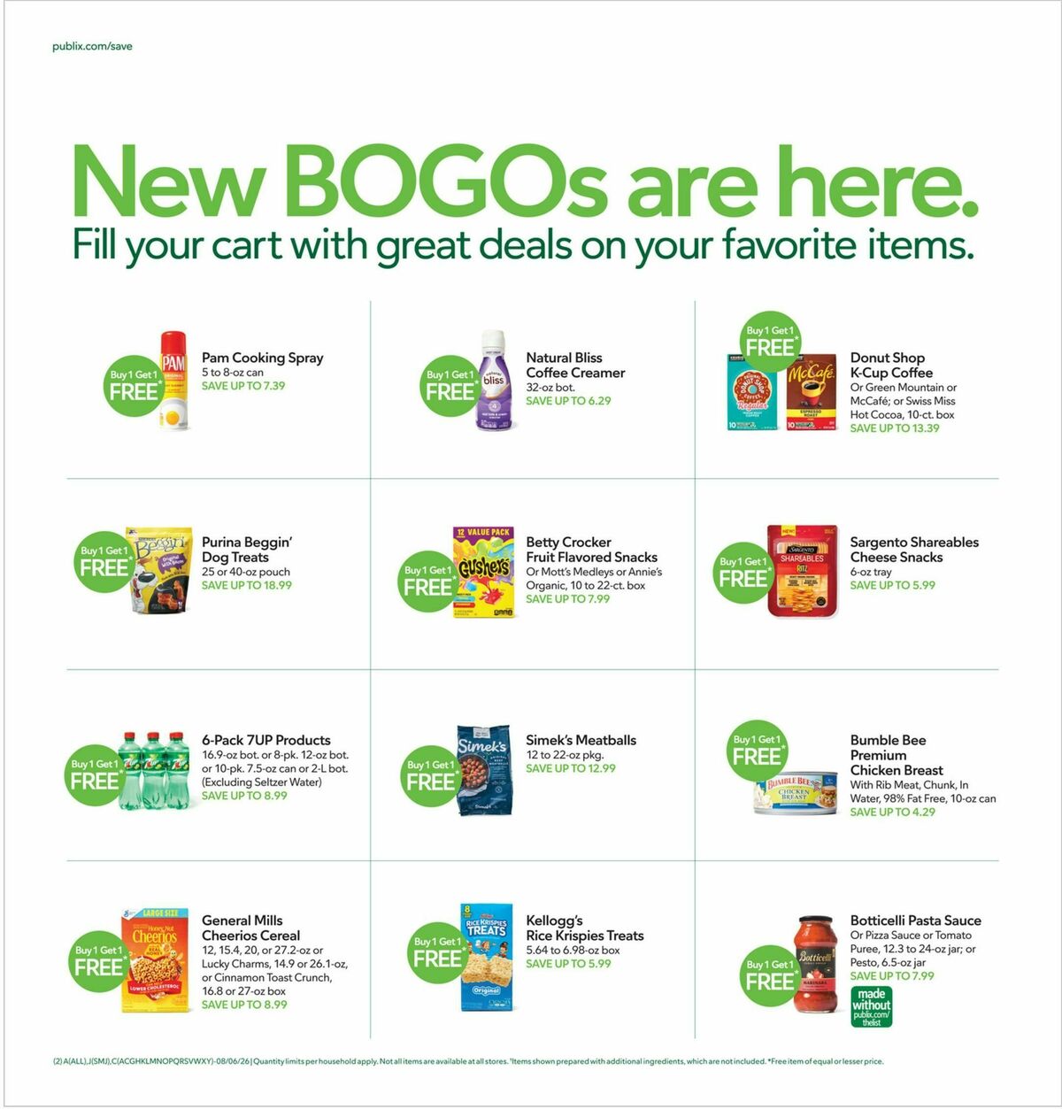 Publix Weekly Ad from August 5