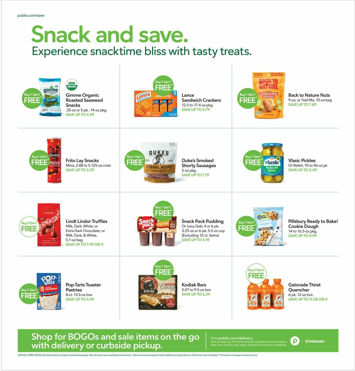 Publix Weekly Ad from August 5