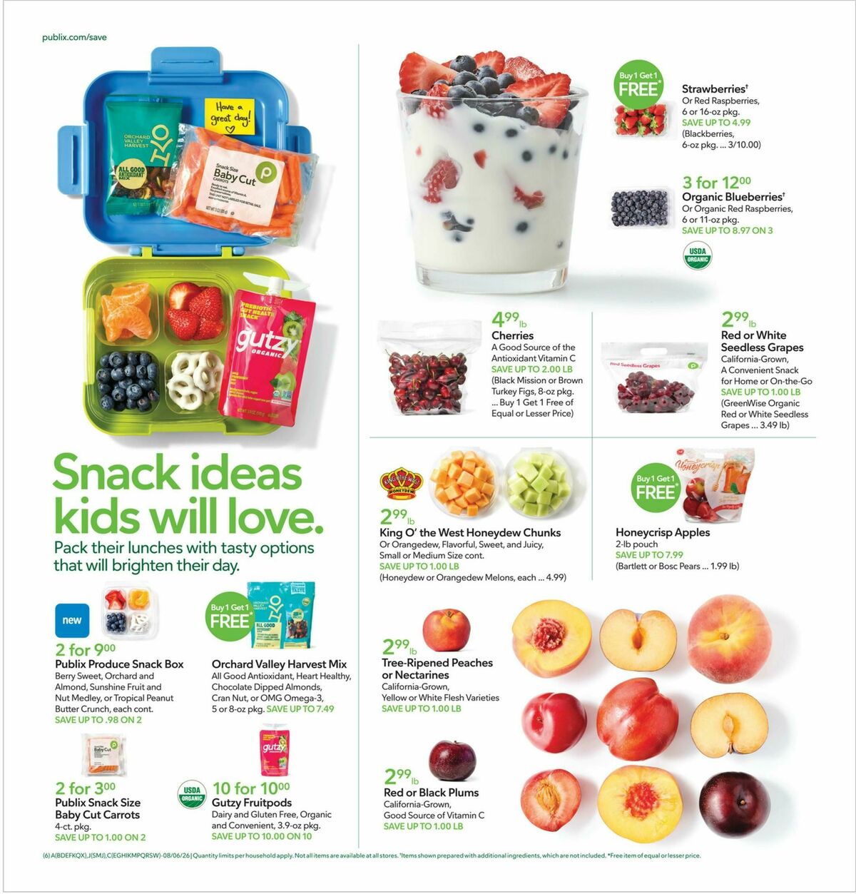 Publix Weekly Ad from August 5