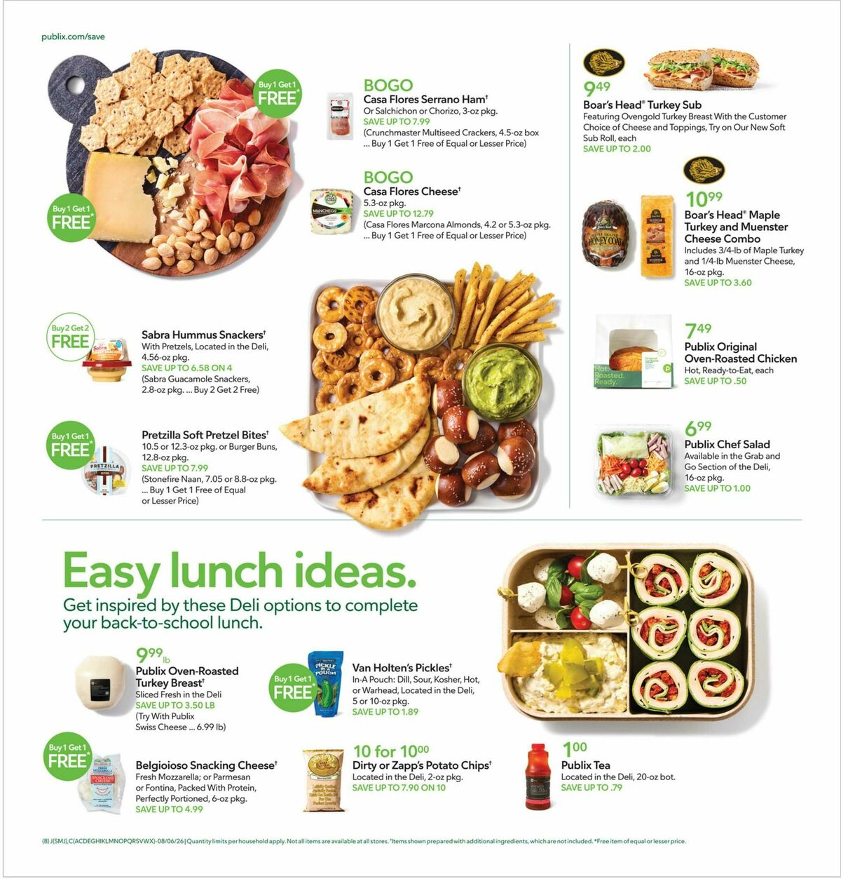 Publix Weekly Ad from August 5