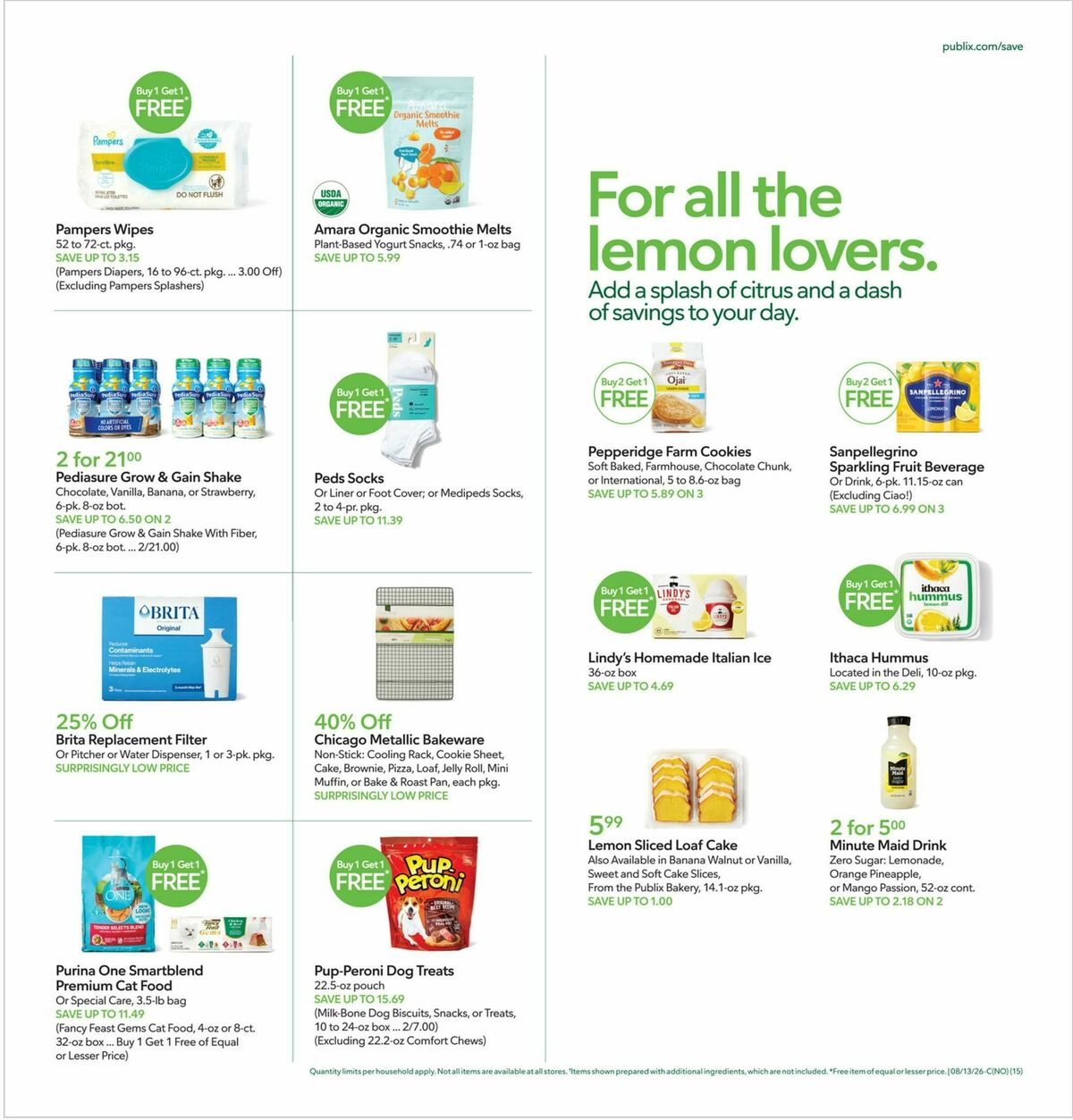 Publix Weekly Ad from August 12
