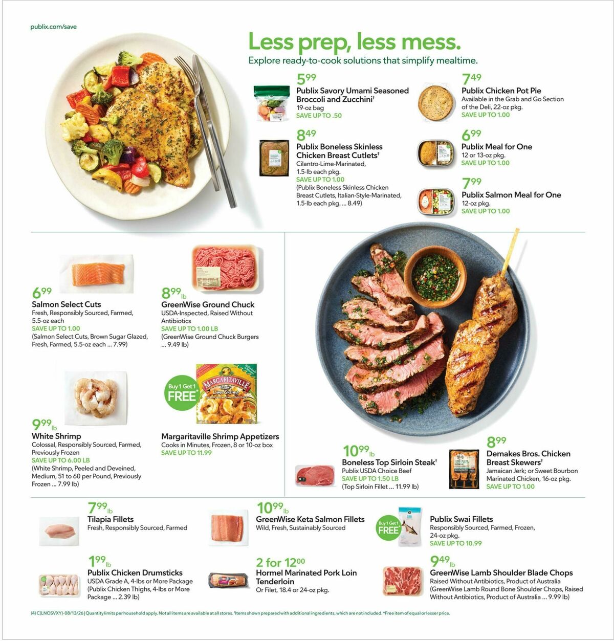Publix Weekly Ad from August 12