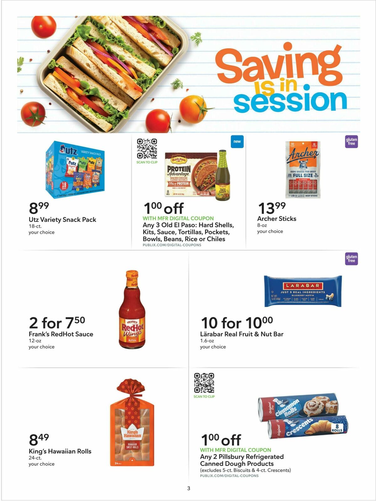 Publix Extra Savings Weekly Ad from August 12