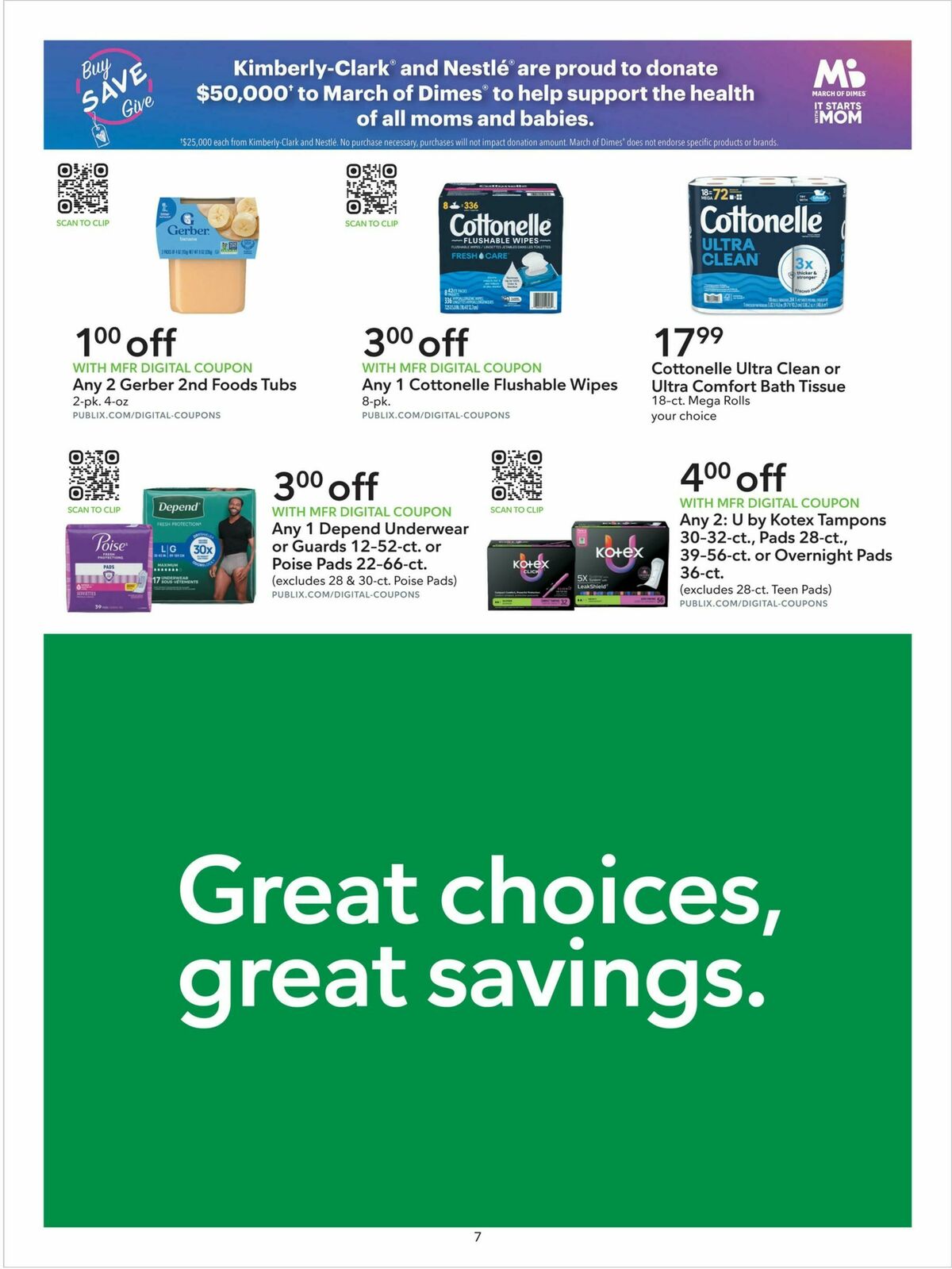 Publix Extra Savings Weekly Ad from August 12