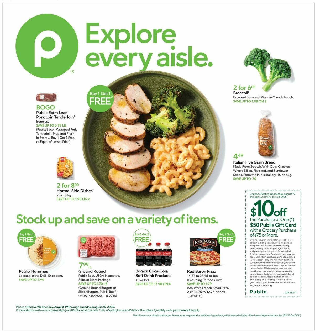 Publix Weekly Ad from August 19