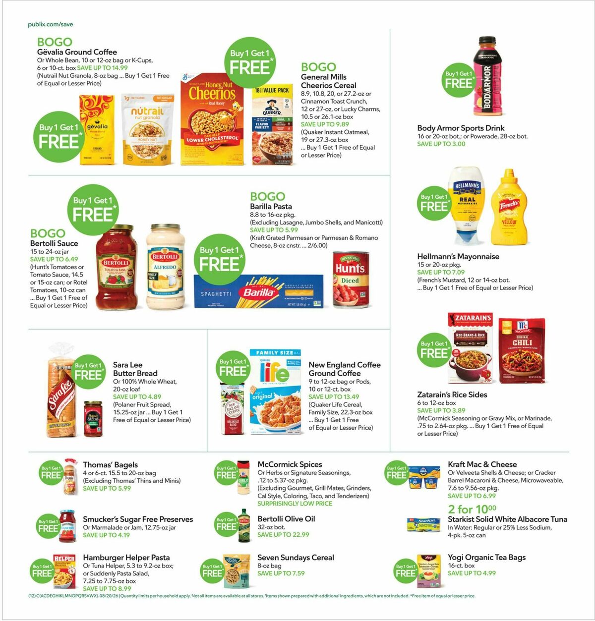 Publix Weekly Ad from August 19