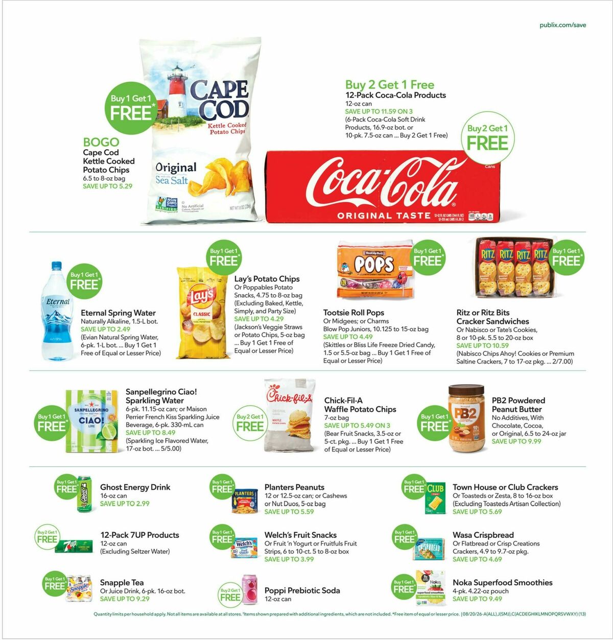 Publix Weekly Ad from August 19