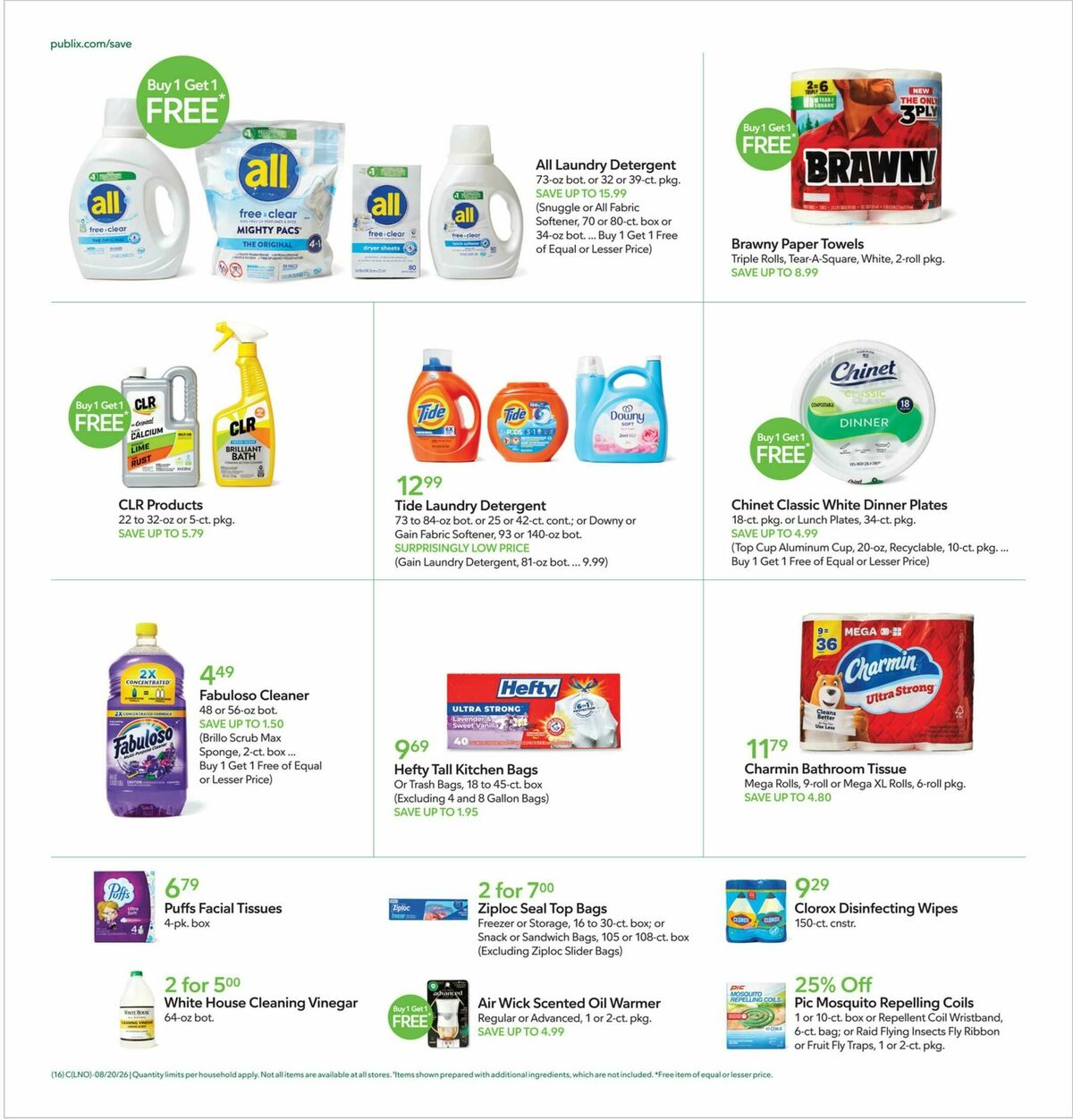 Publix Weekly Ad from August 19