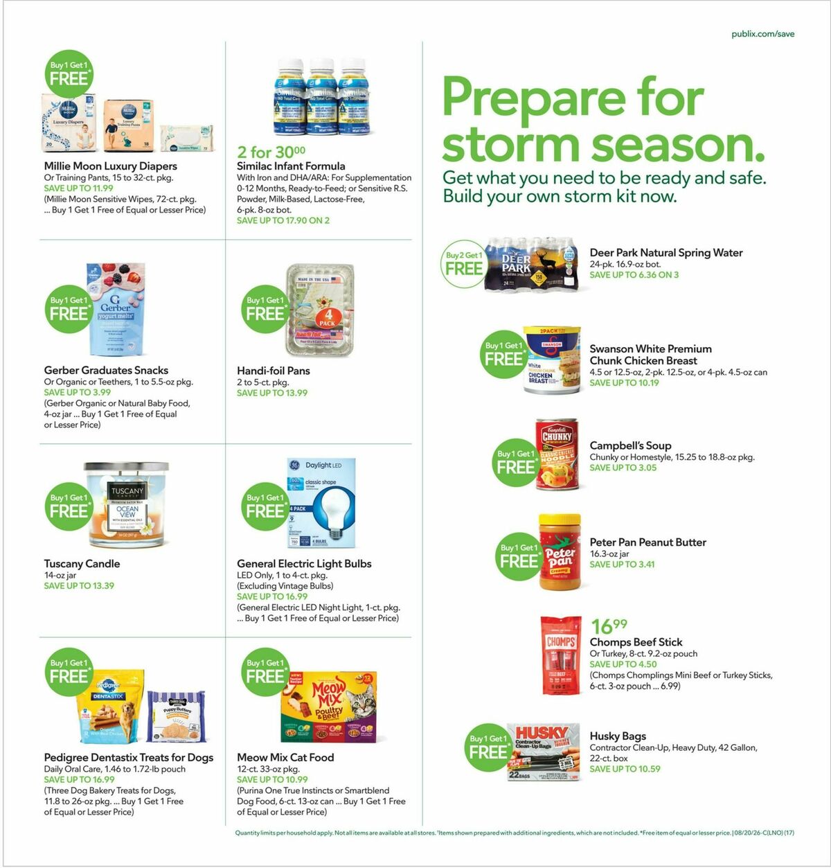 Publix Weekly Ad from August 19