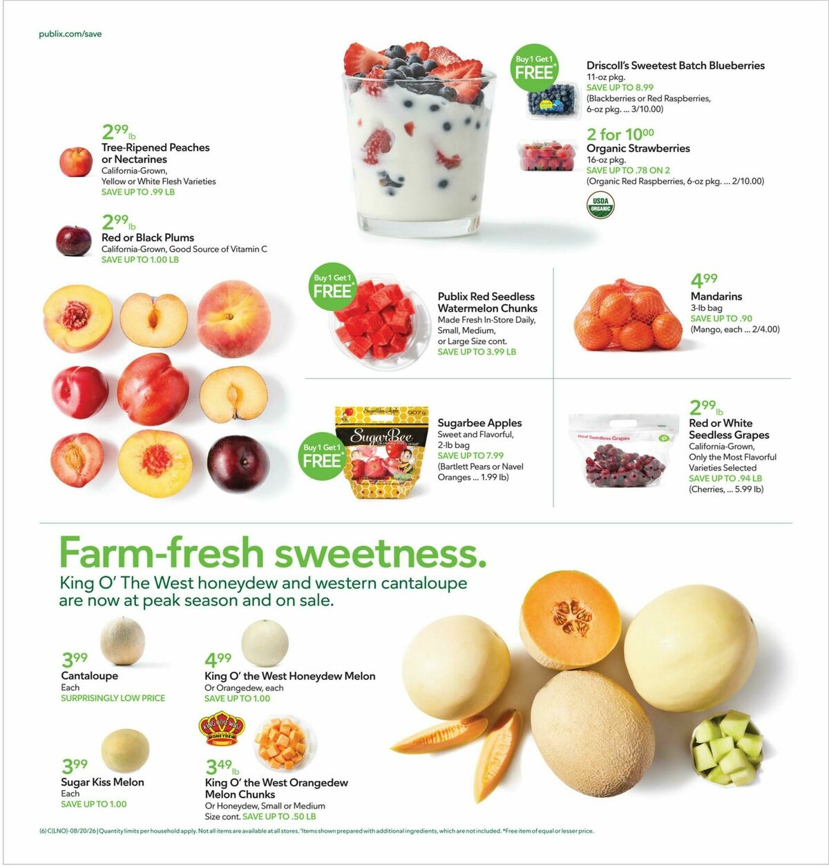 Publix Weekly Ad from August 19