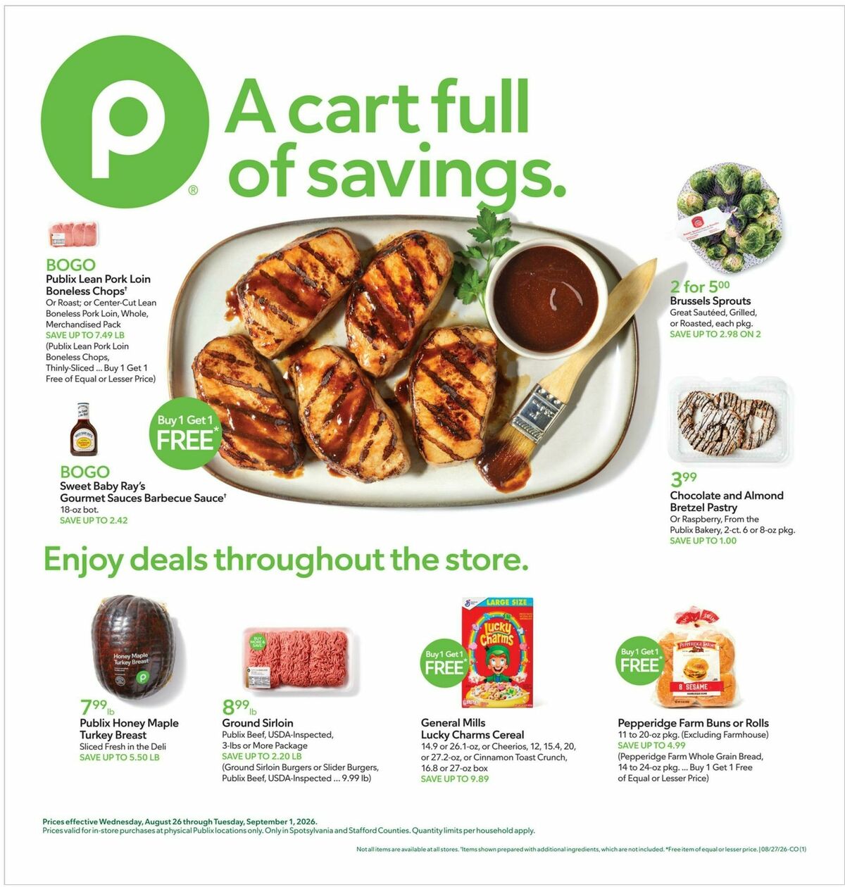 Publix Weekly Ad from August 26