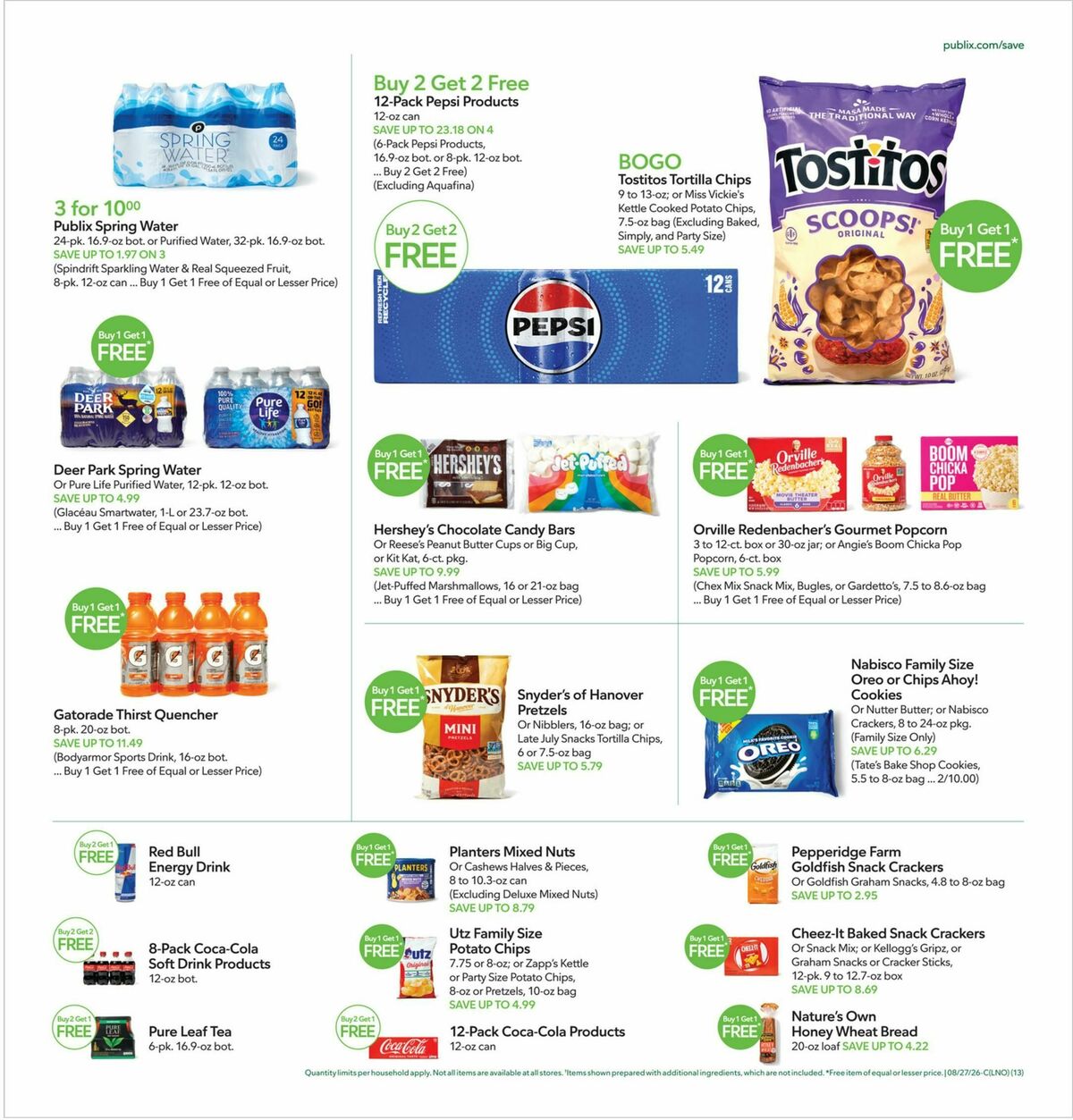 Publix Weekly Ad from August 26