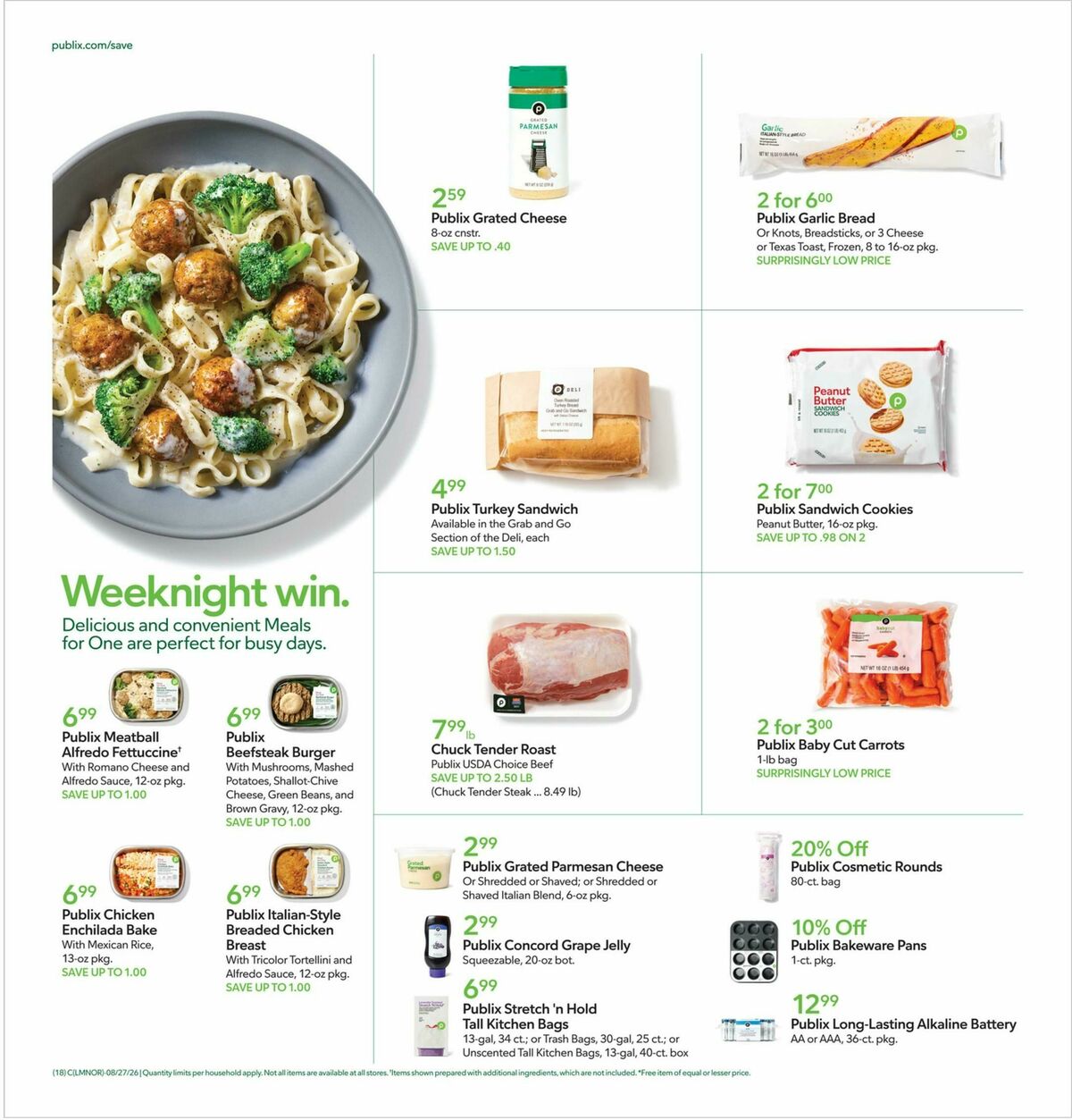 Publix Weekly Ad from August 26